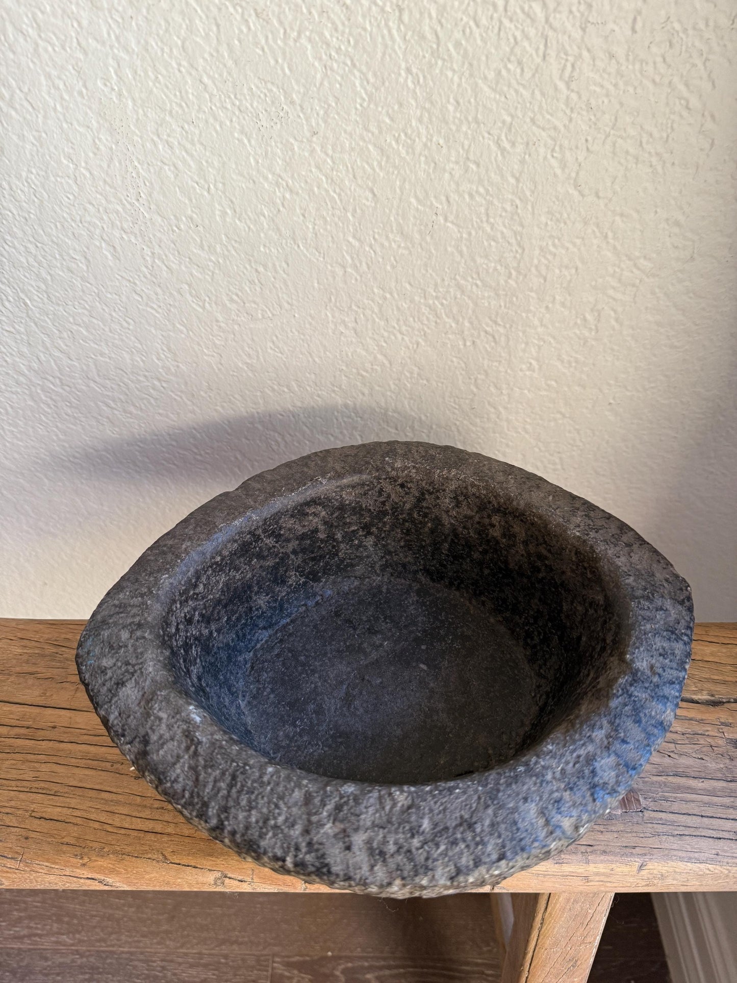 Hand Carved Stone Bowl/Mortar