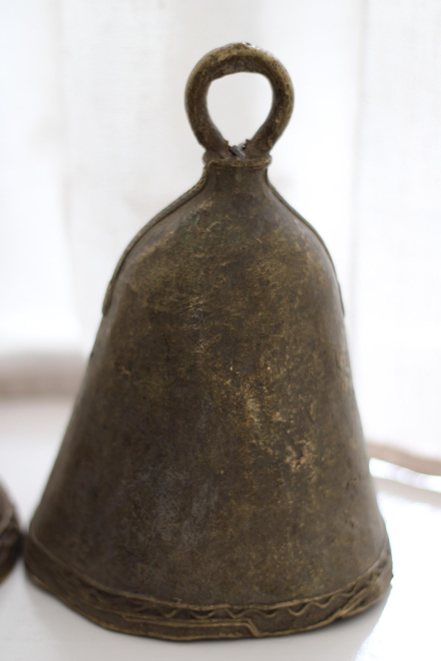 Vintage African Brass Bell Extra Large