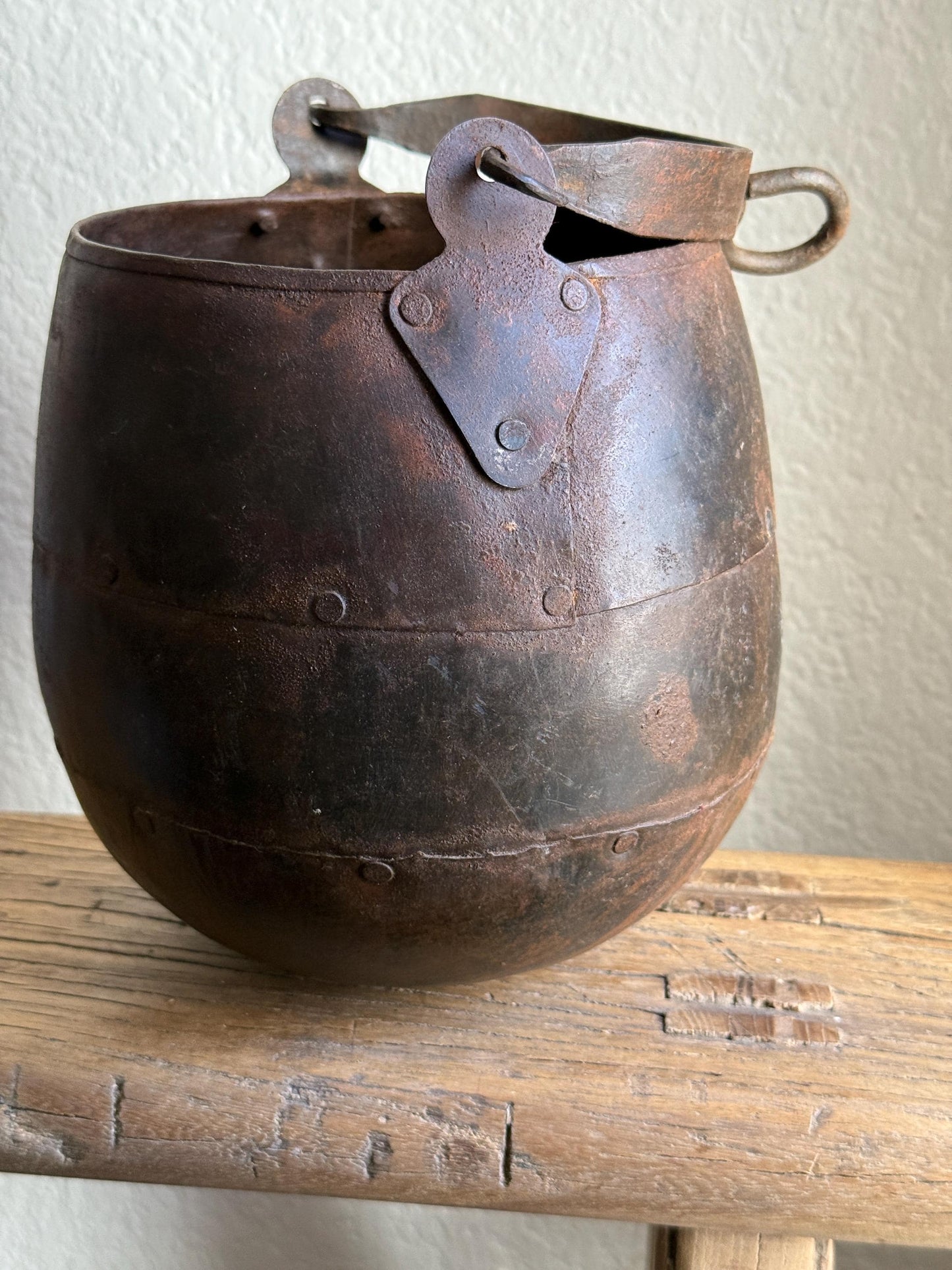 Vintage Iron Village Boiling Pot