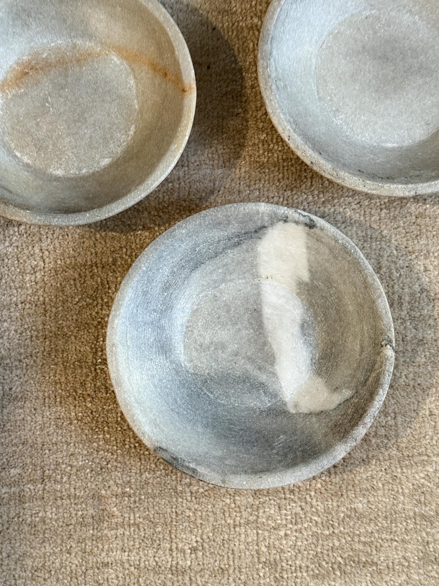 Small Vintage Marble Stone Bowl