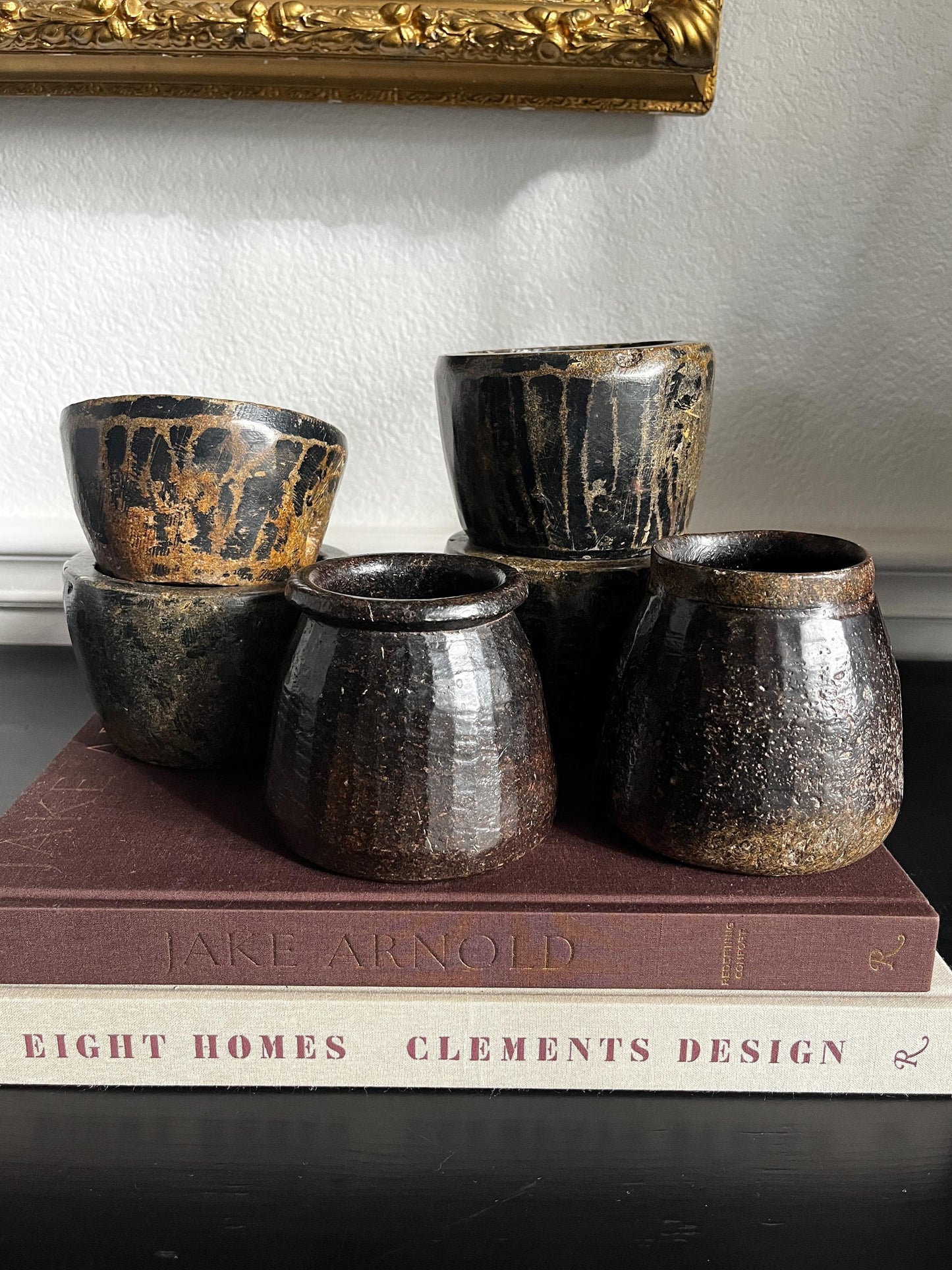 Vintage Stone Bowl / Stone Pickle Pot