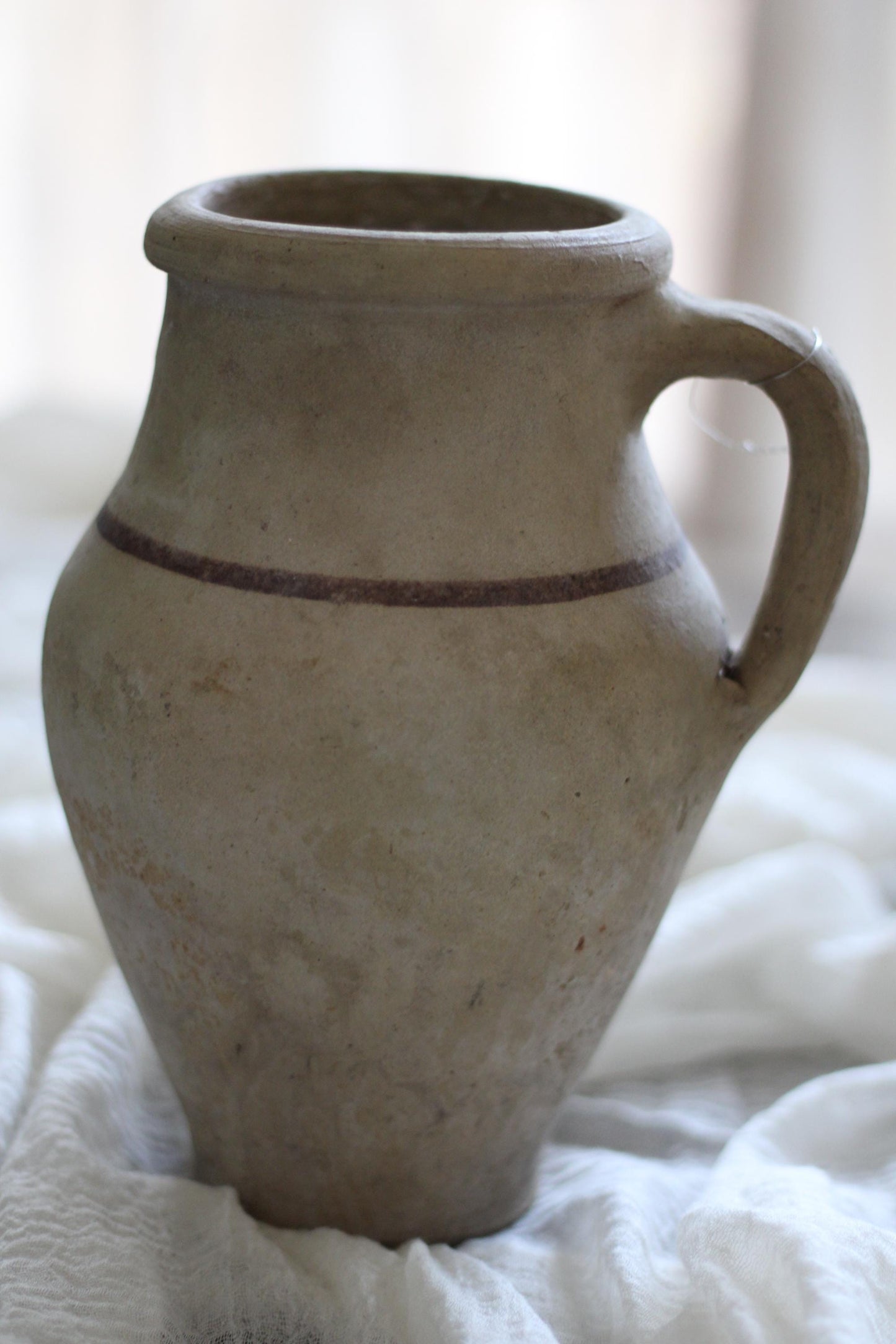 Vintage Turkish Avanos Vase / Olive Jar