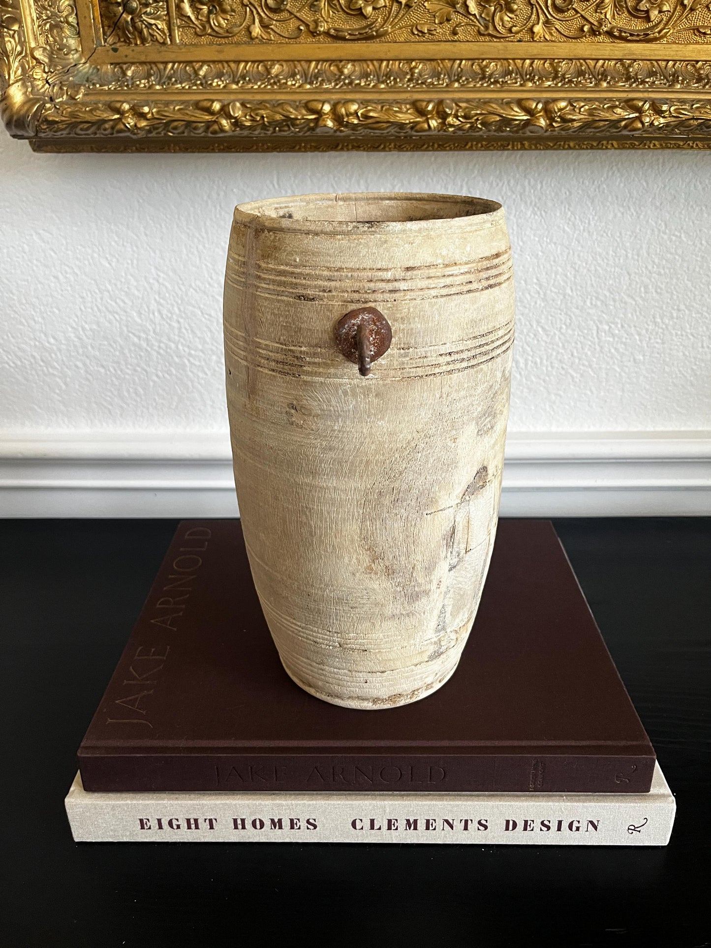 Vintage Wood Vase/Vessel