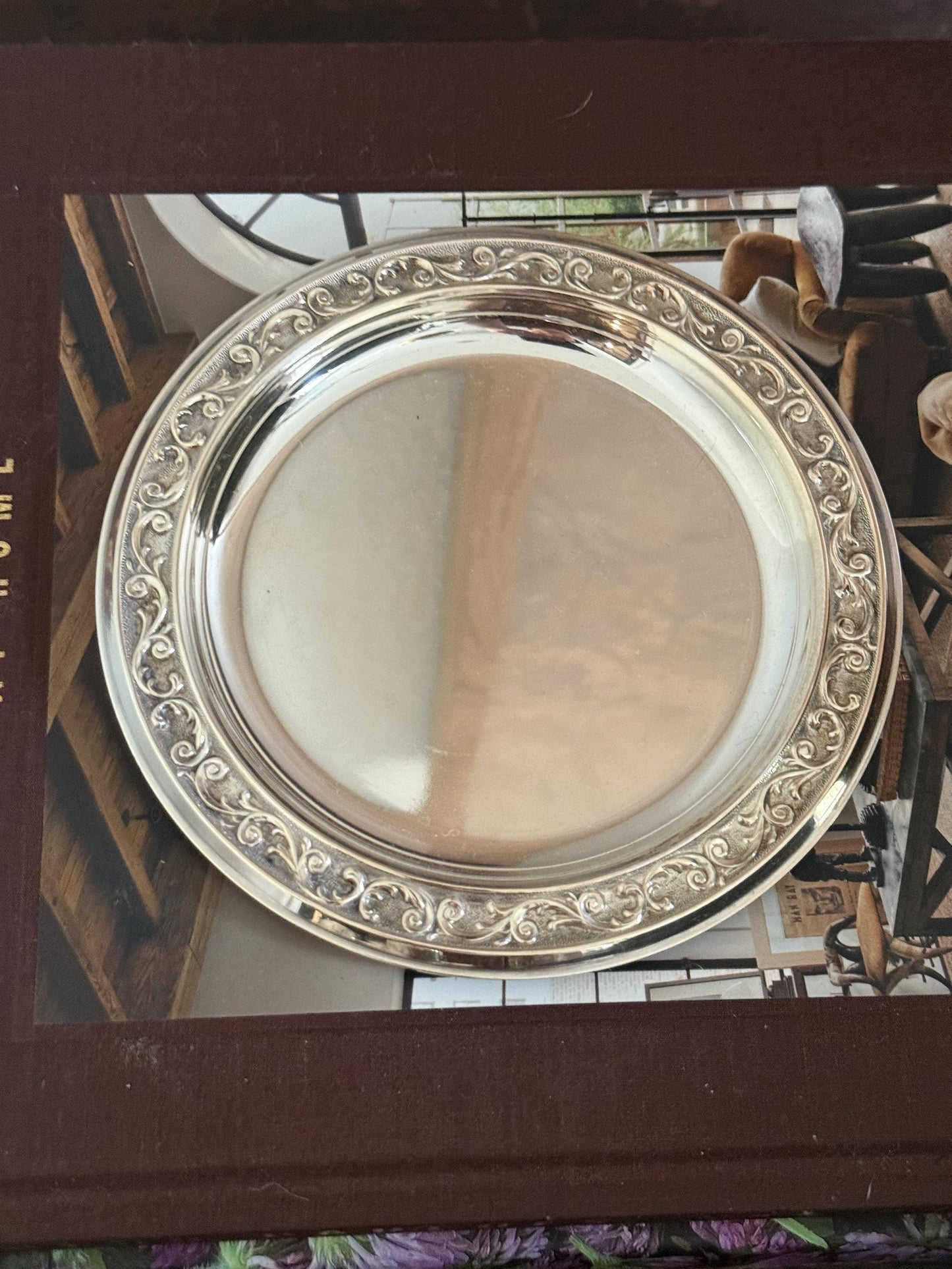 Vintage Silver Bread and Butter Set