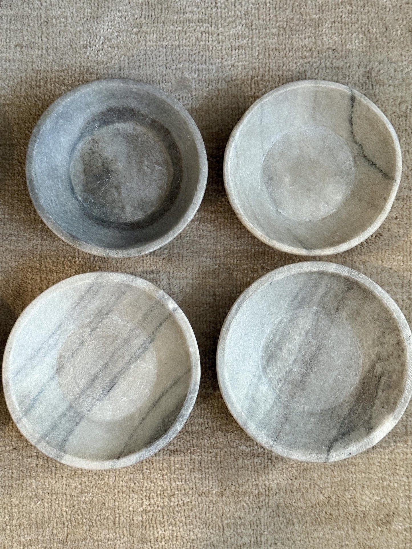 Small Vintage Marble Stone Bowl