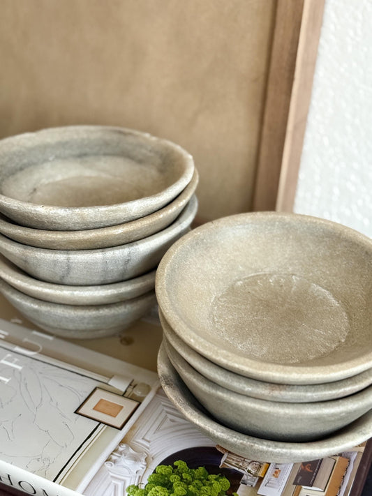 Small Vintage Marble Stone Bowl