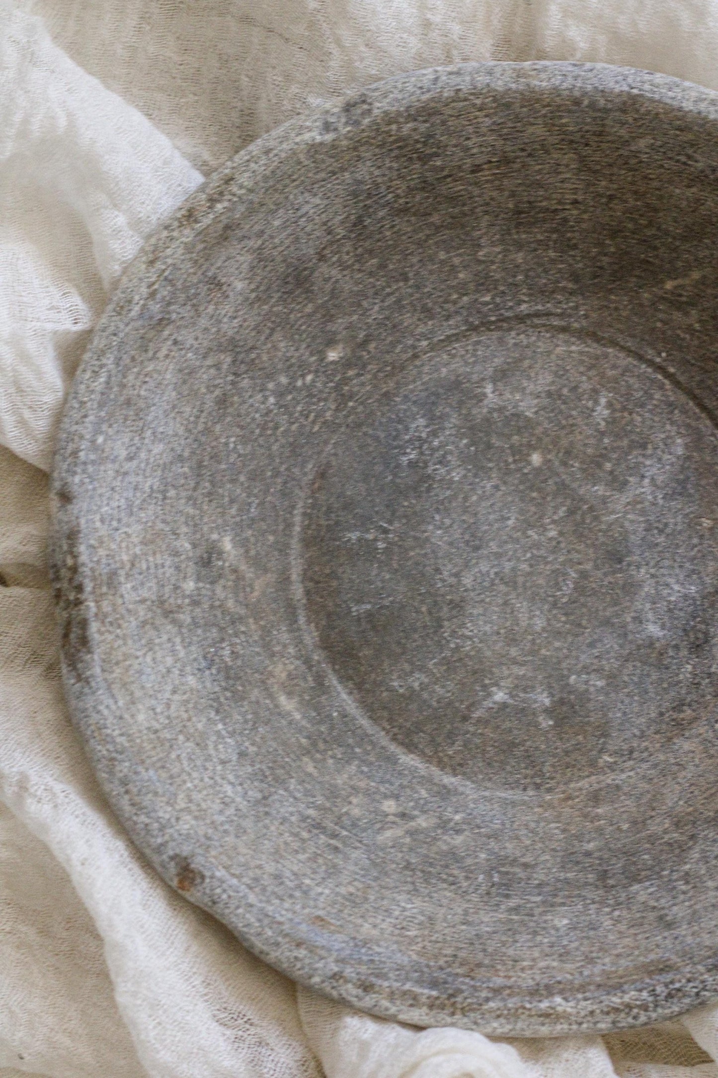 Vintage Raw Stone Bowl