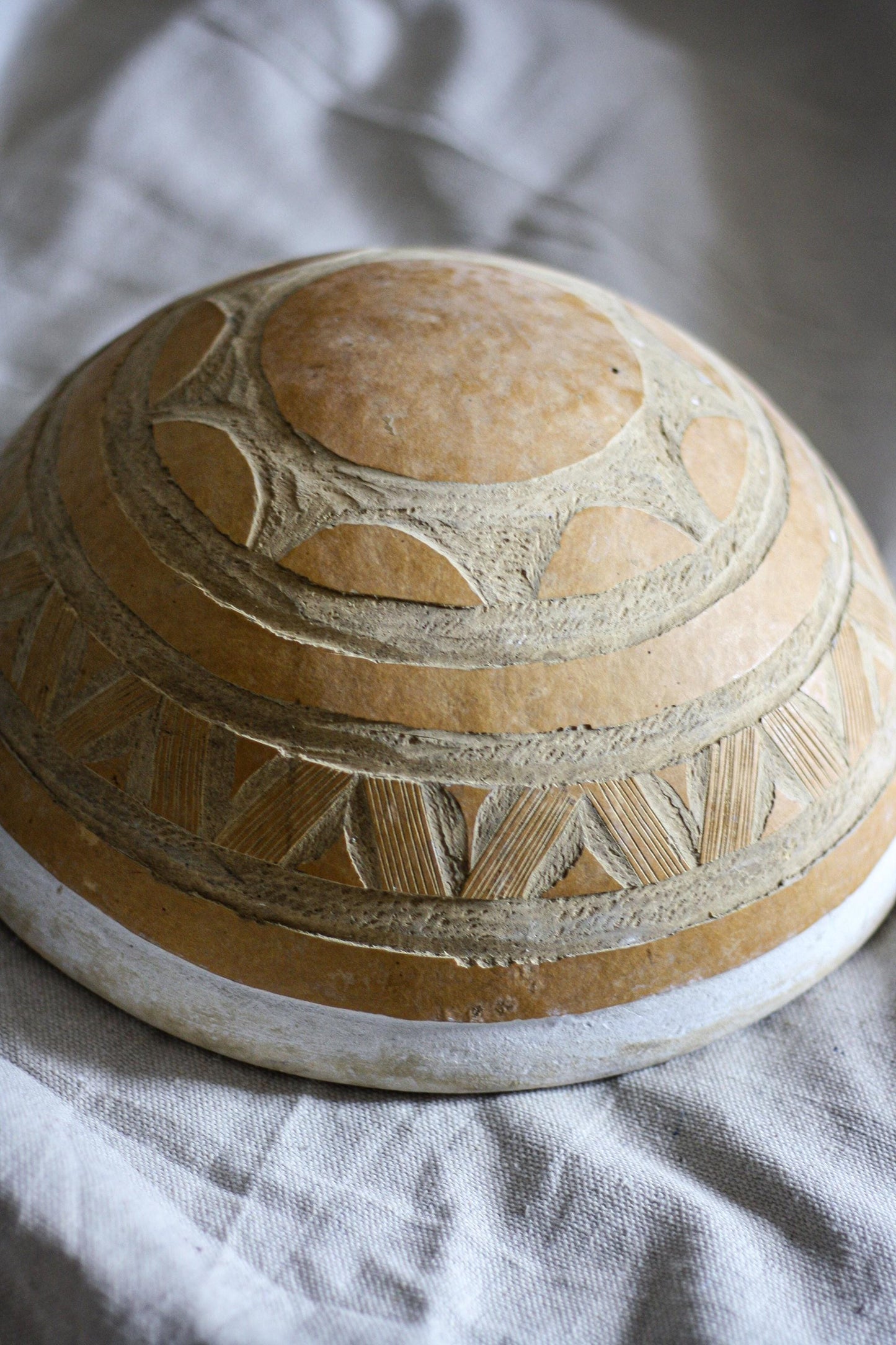 African Calabash Gourd Bowl from Nigeria