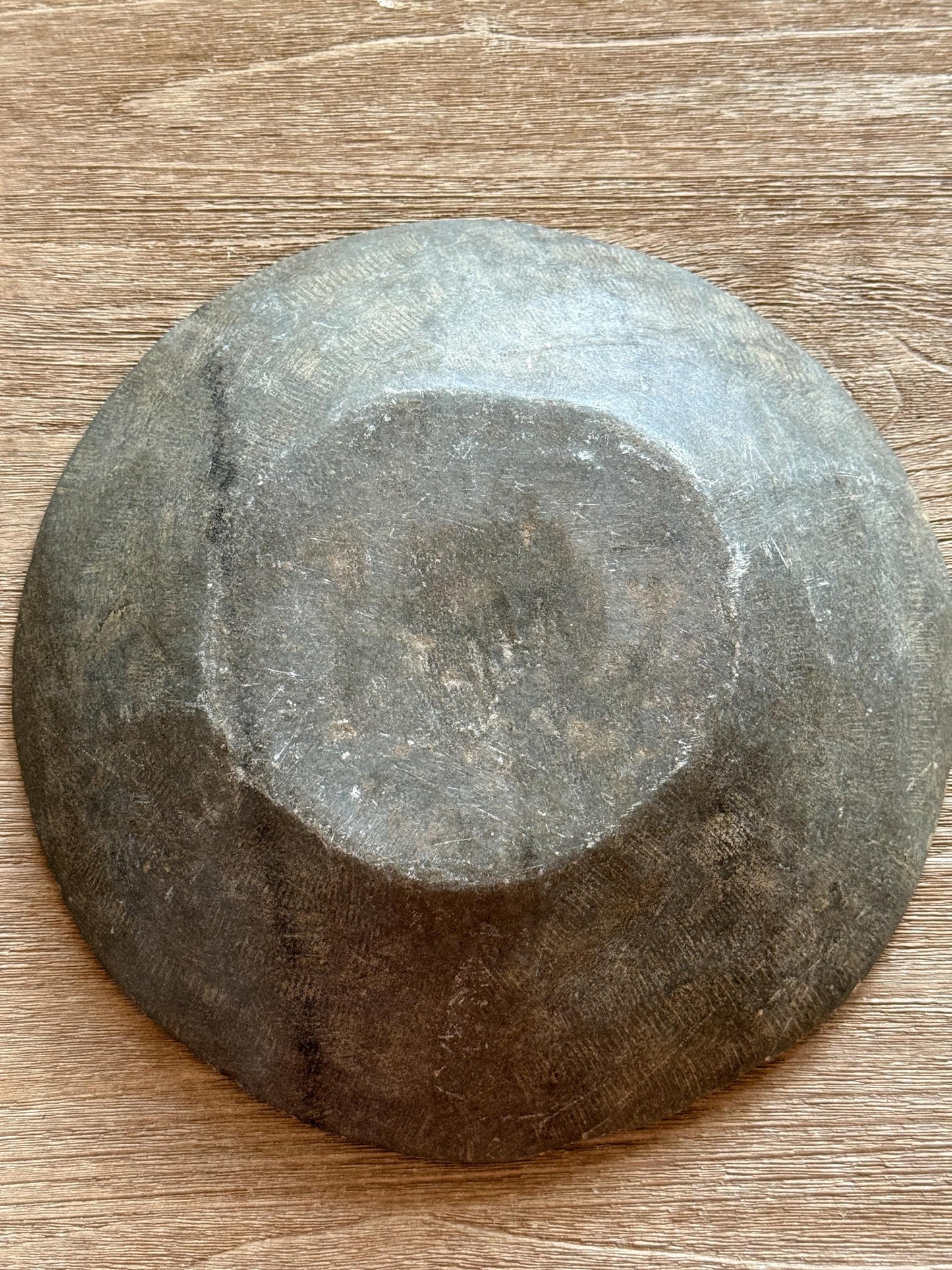 Large Vintage Raw Stone Bowl