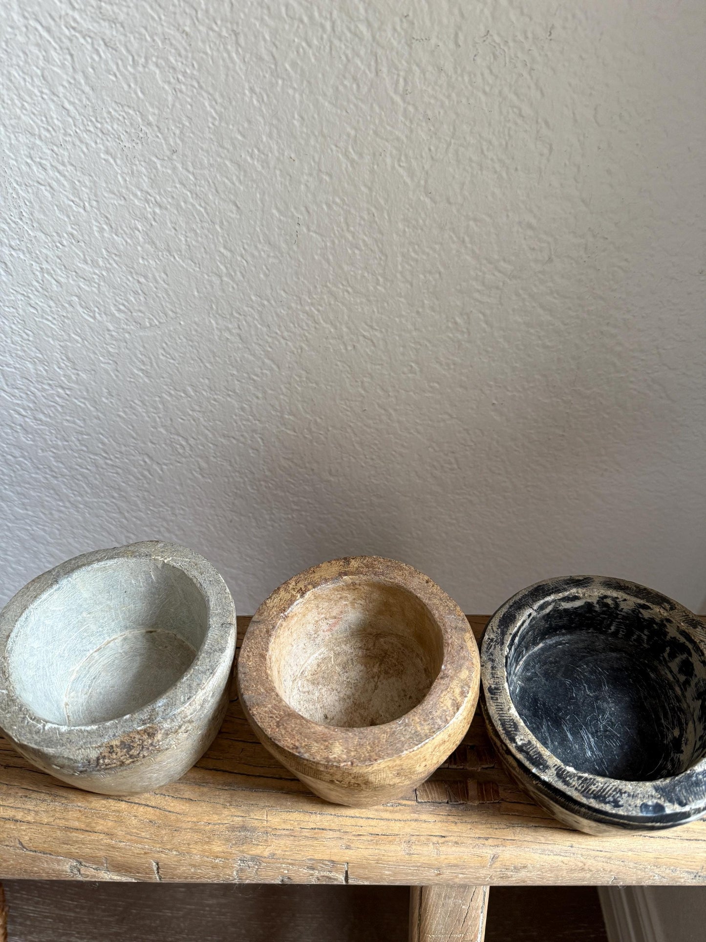 Vintage Stone Bowl / Stone Pickle Pot