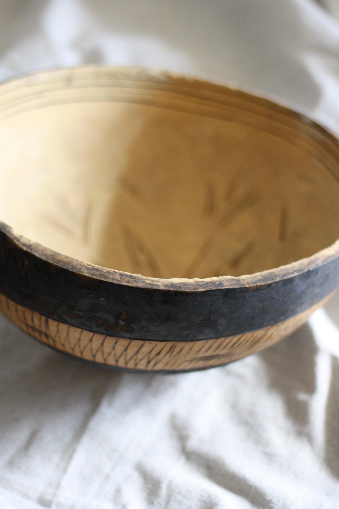 African Calabash Gourd Bowl from Nigeria