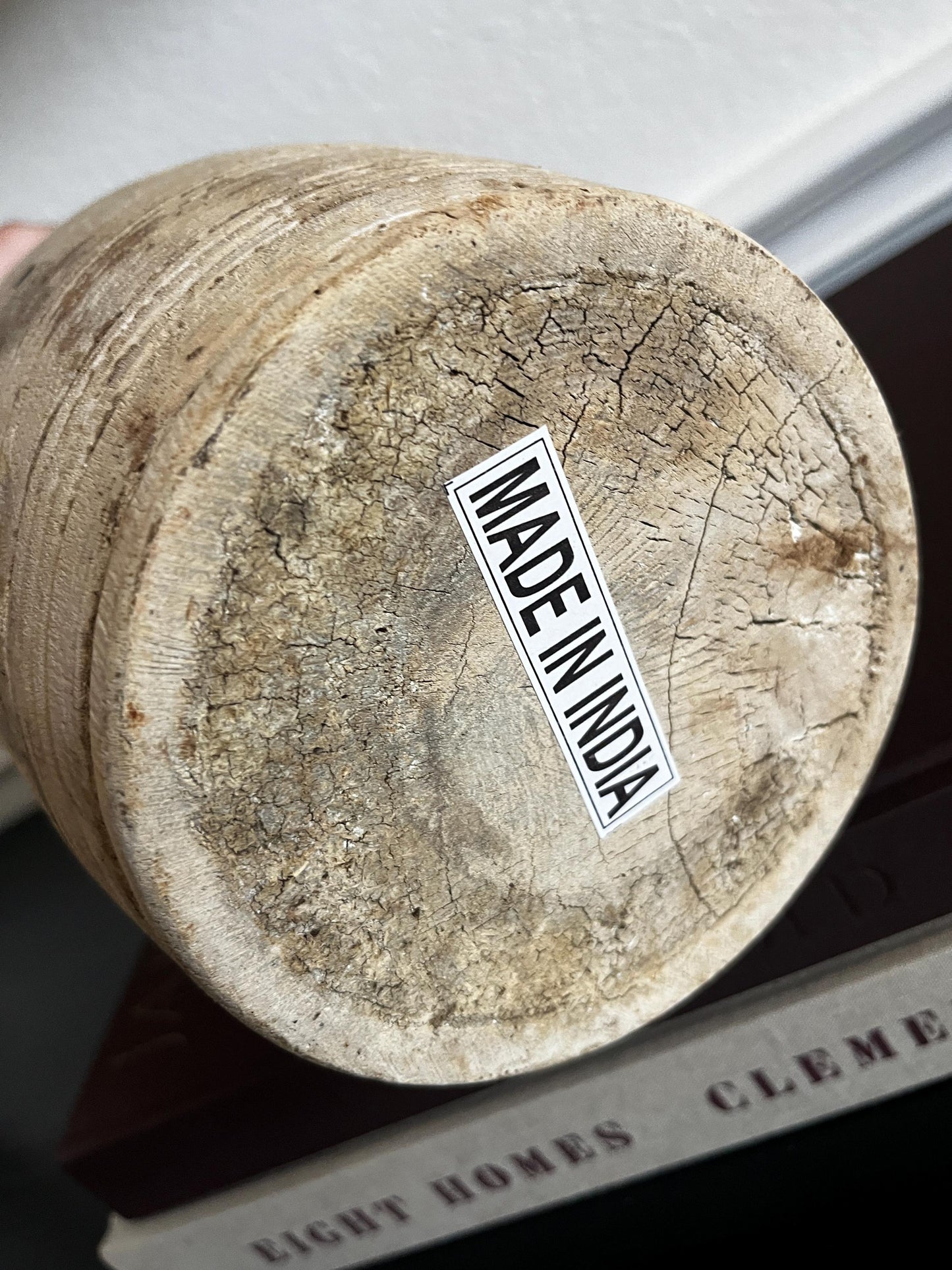 Vintage Wood Vase/Vessel