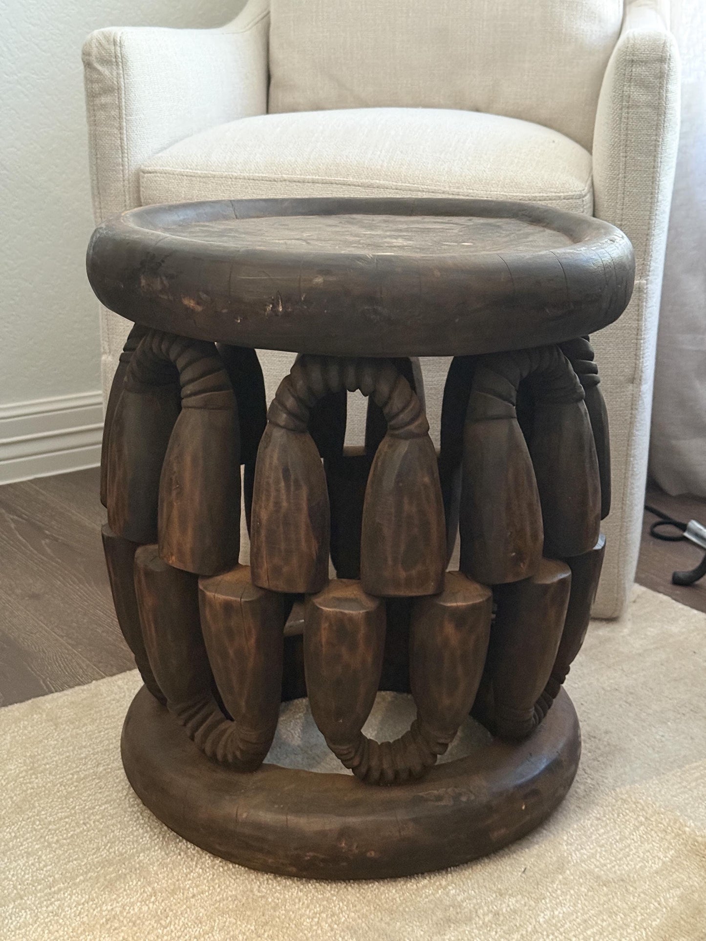 Vintage African Bamileke Table