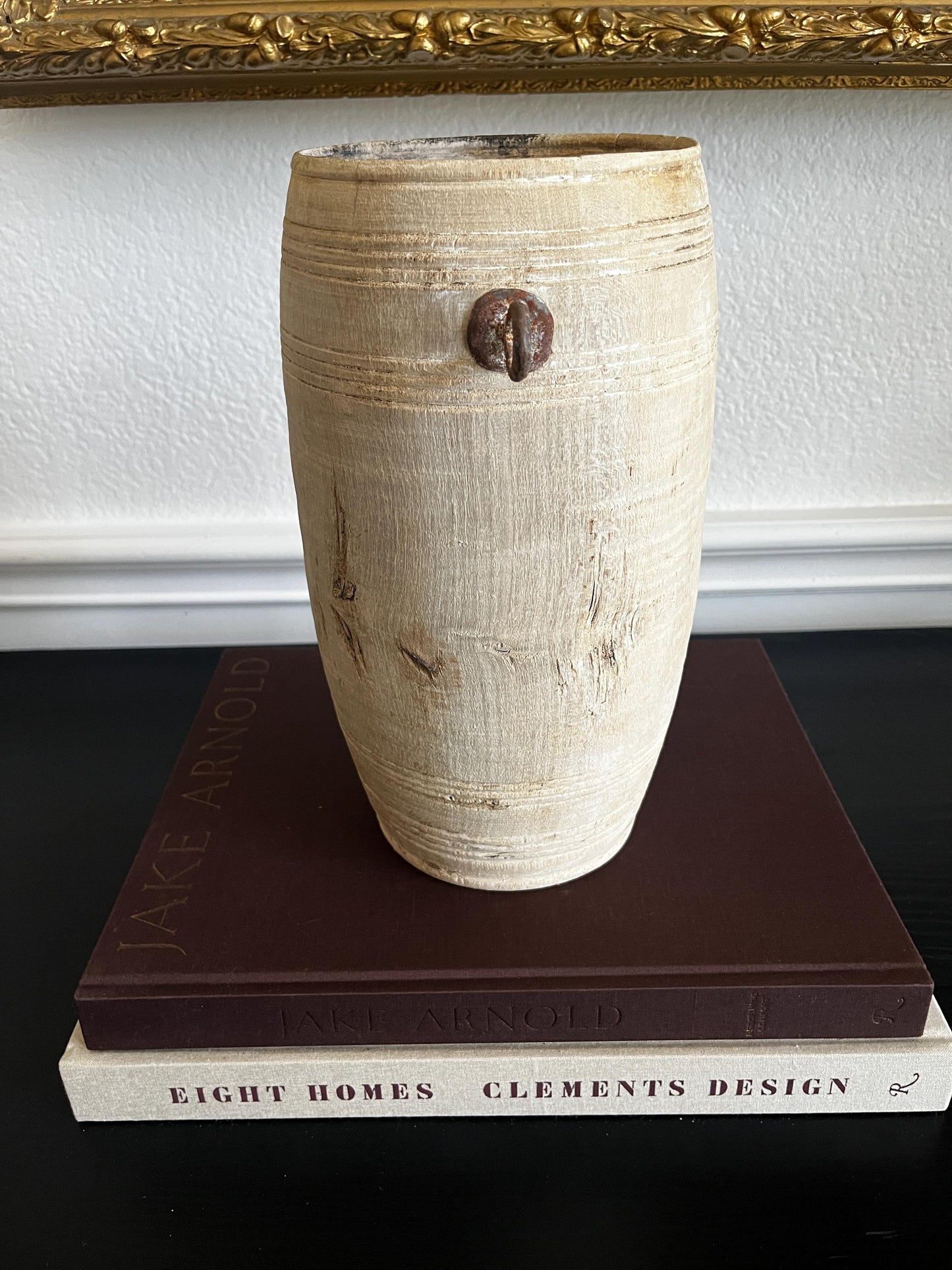 Vintage Wood Vase/Vessel