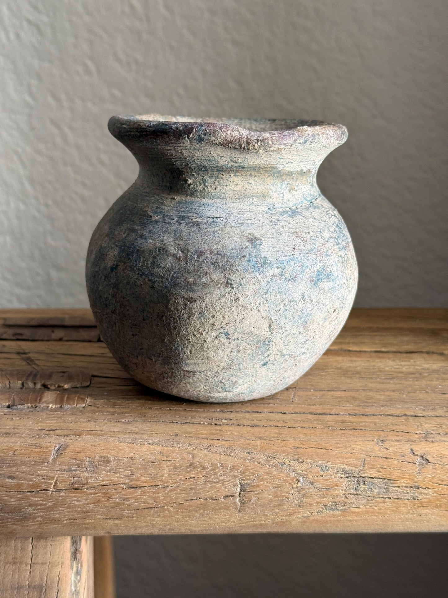 Small Vintage Clay Pot Vessel