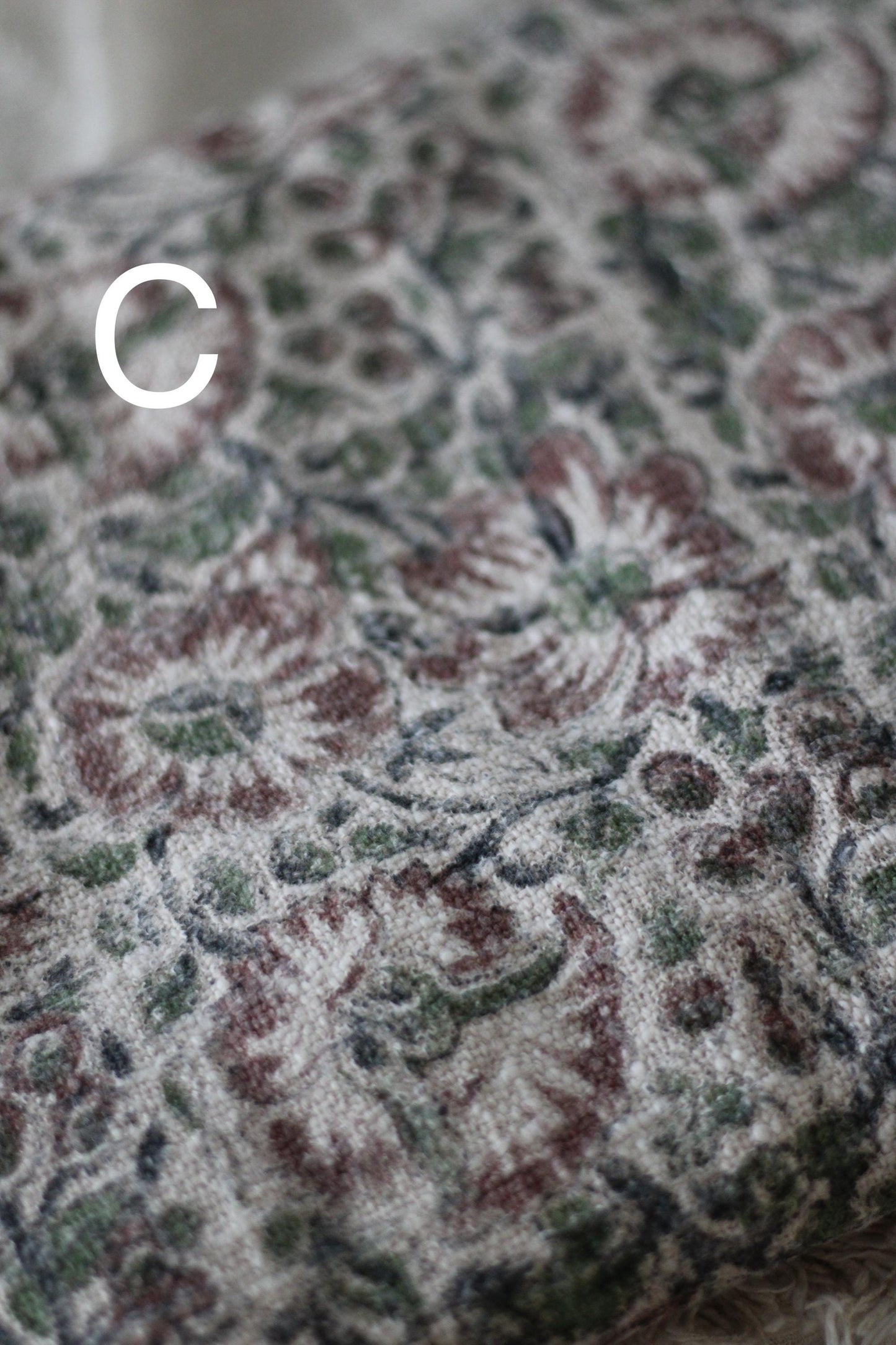 Handmade Throw Blanket Handblock Floral Print