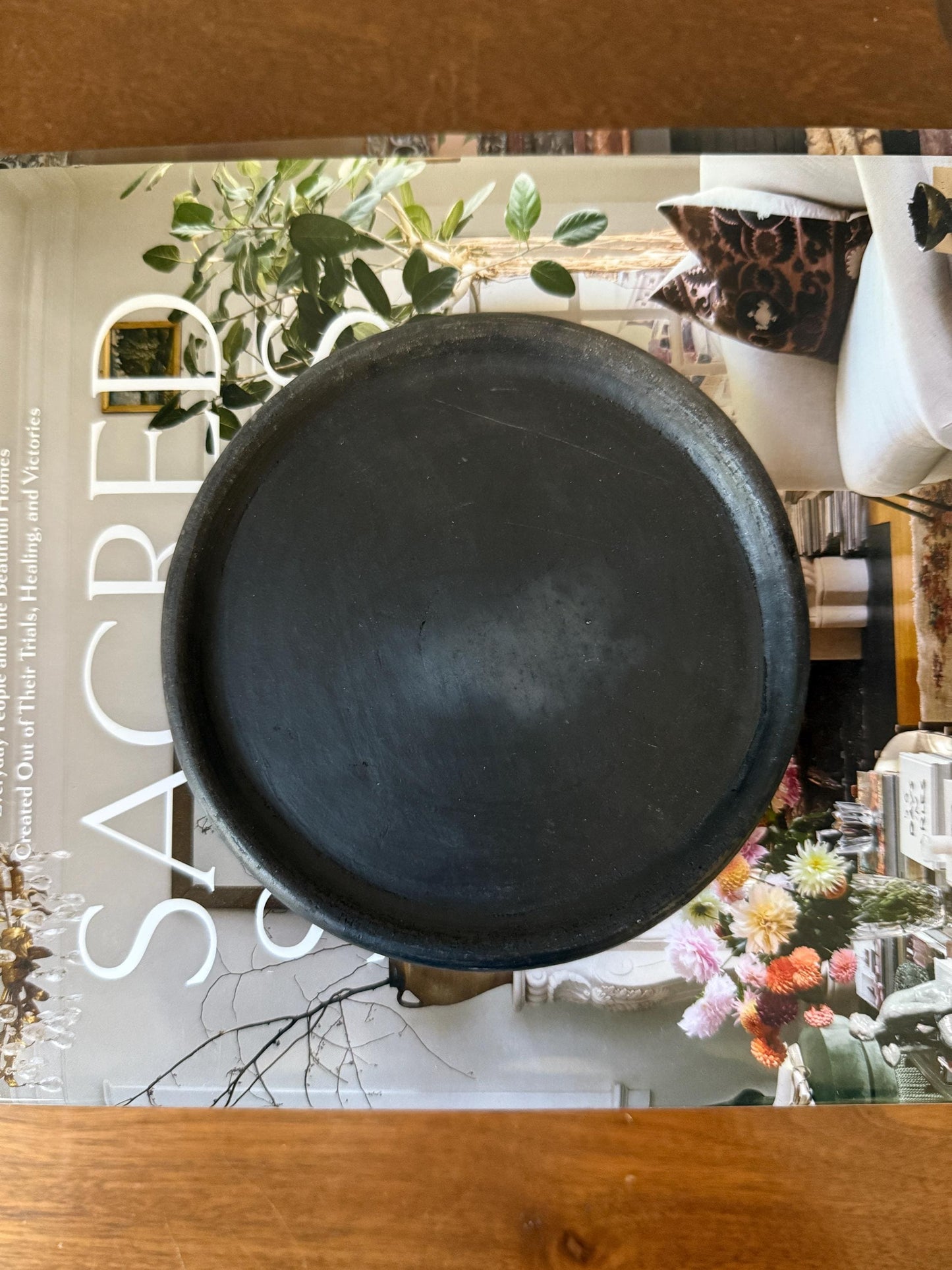 Handmade Oaxaca Black Clay Tray