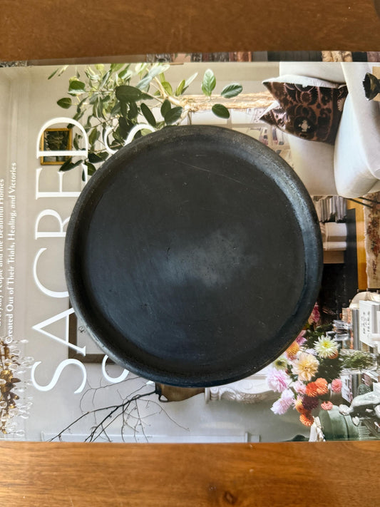 Handmade Oaxaca Black Clay Tray