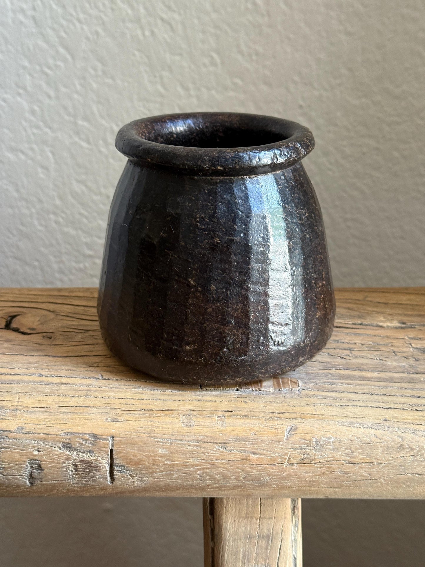 Vintage Stone Bowl / Stone Pickle Pot