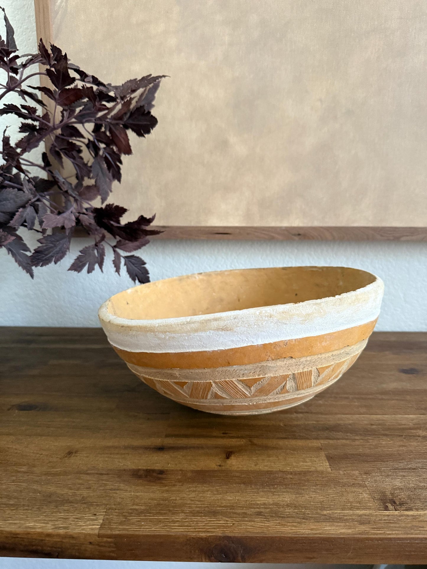 African Calabash Gourd Bowl from Nigeria