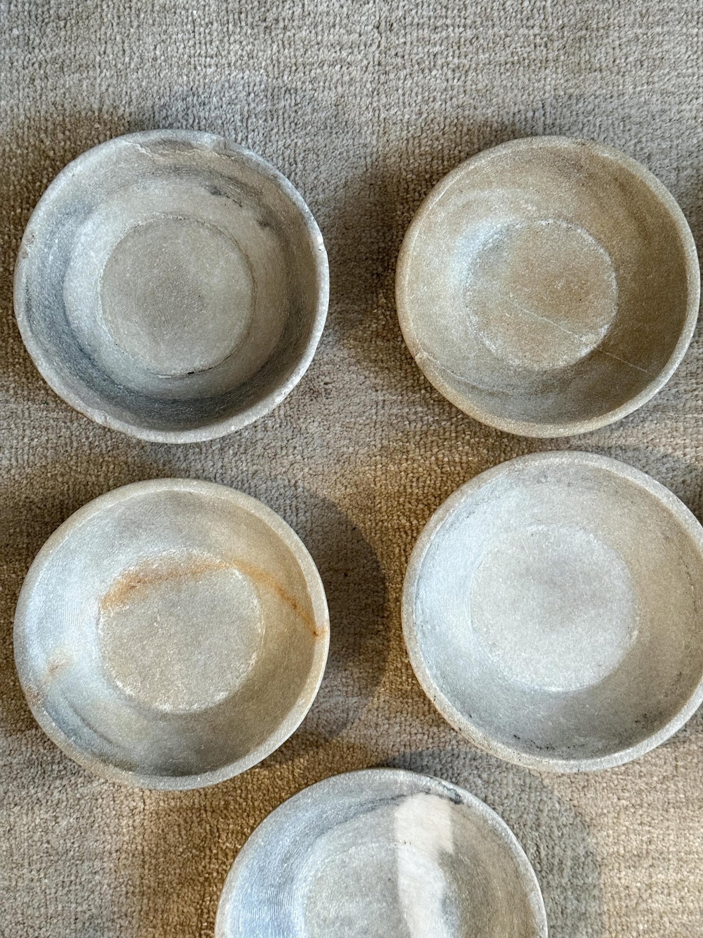 Small Vintage Marble Stone Bowl