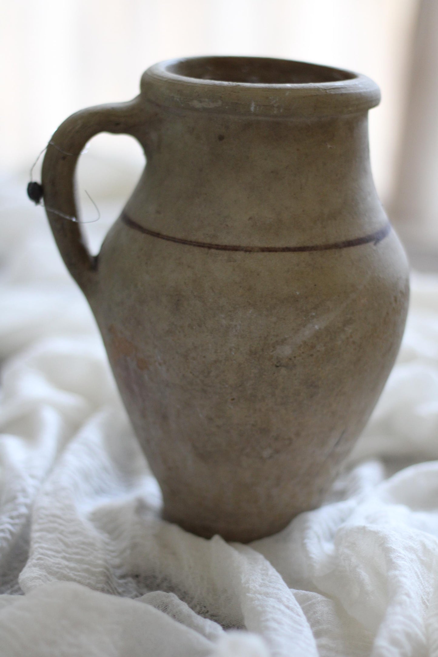 Vintage Turkish Avanos Vase / Olive Jar