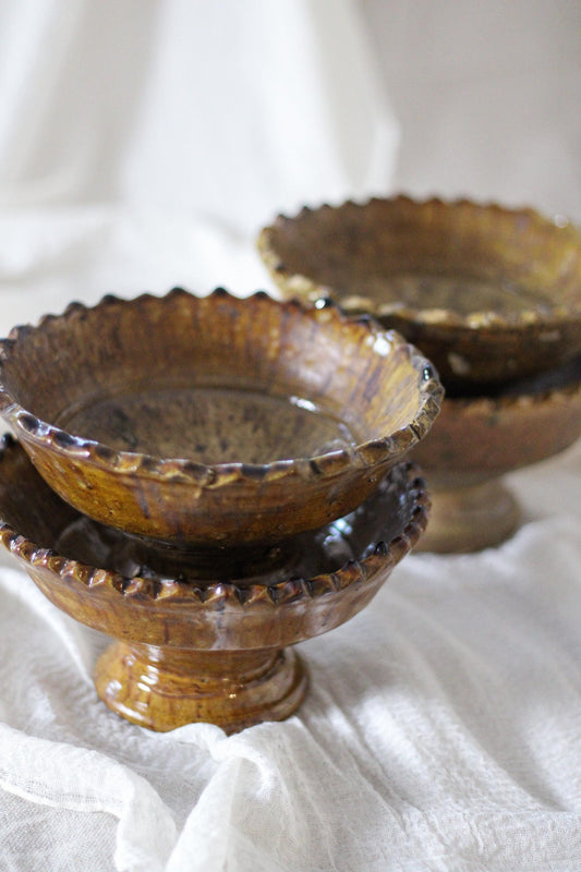 Moroccan Tamegroute Pedestal Bowl