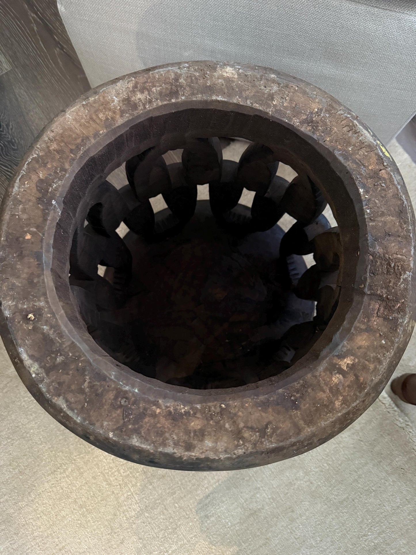 Vintage African Bamileke Table