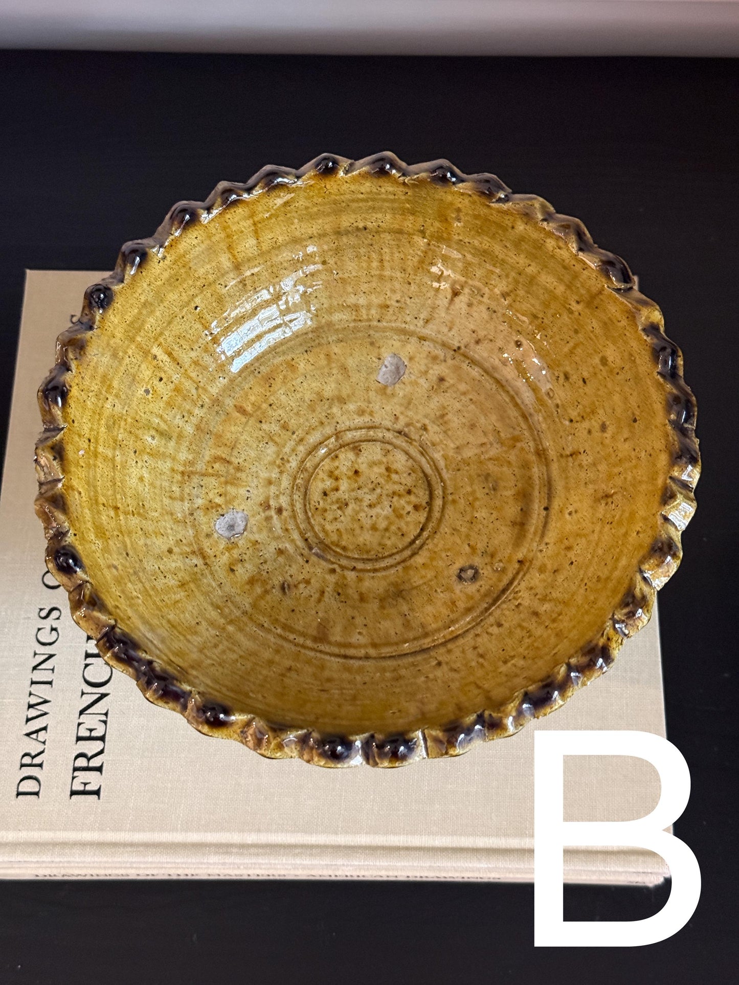 Moroccan Tamegroute Pedestal Bowl