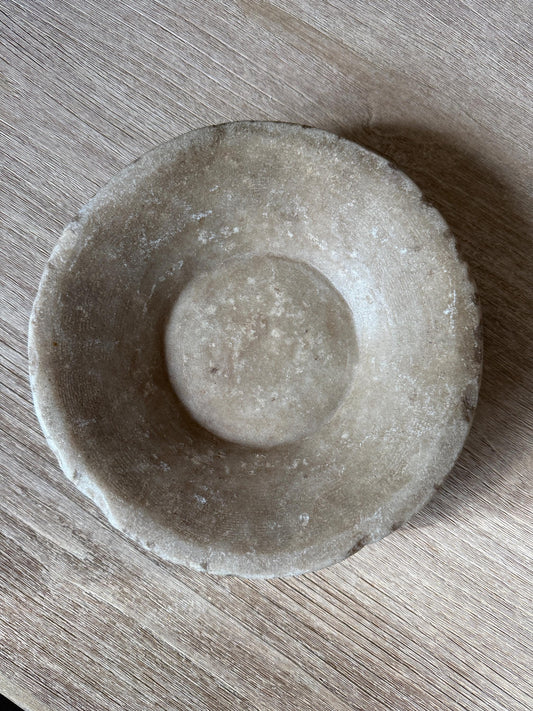 Vintage Raw Stone Bowl