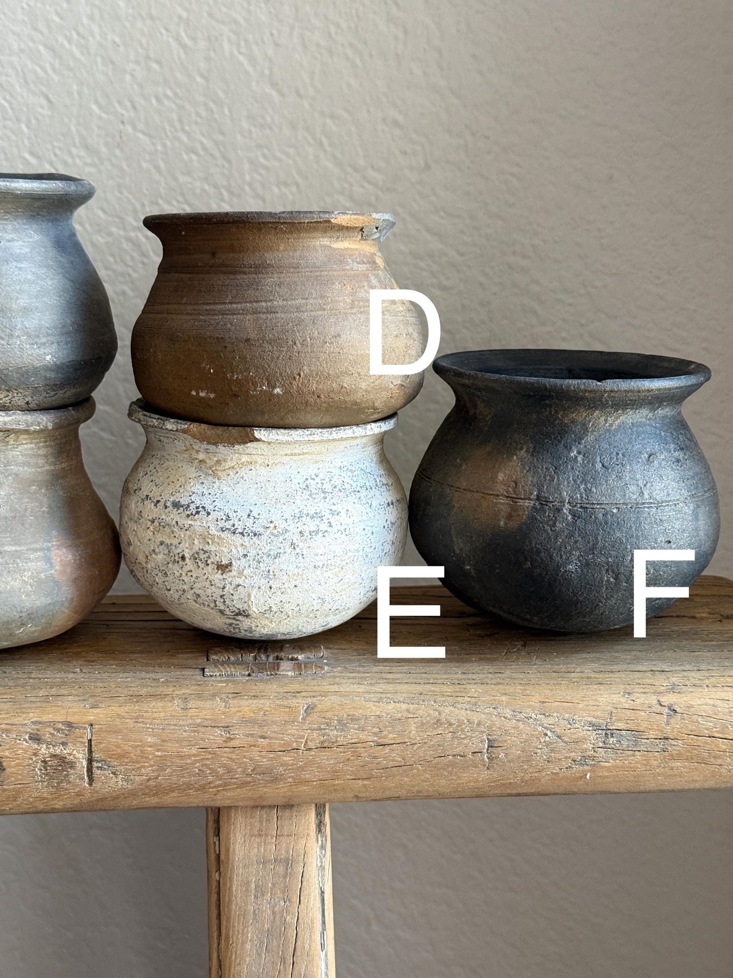 Small Vintage Clay Pot Vessel