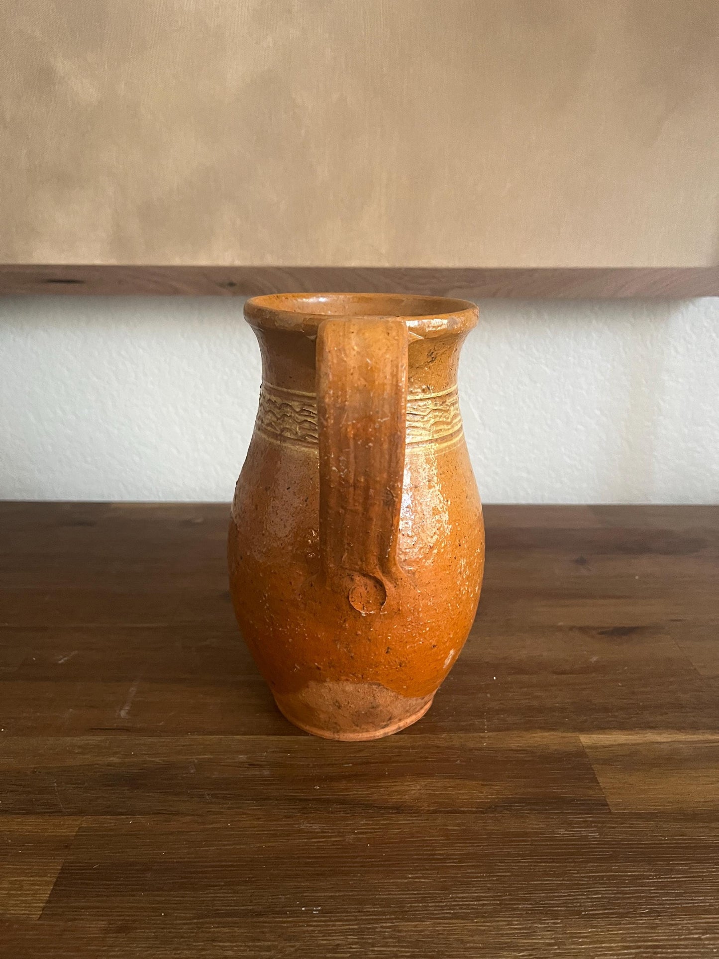 Small Vintage Turkish Olive Jar / Vase