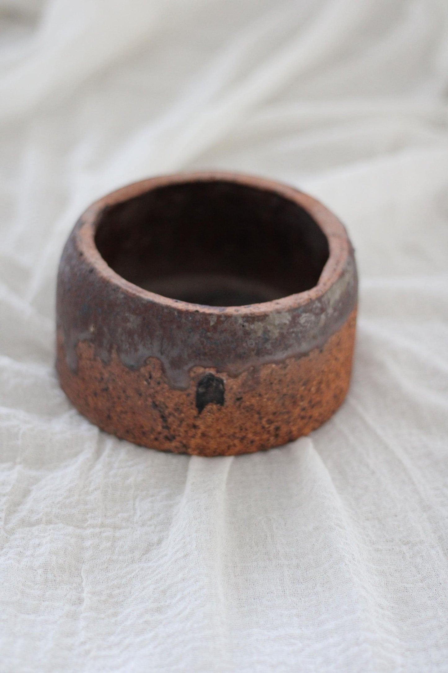 Brown Clay Bowl Chinese Han Bowl