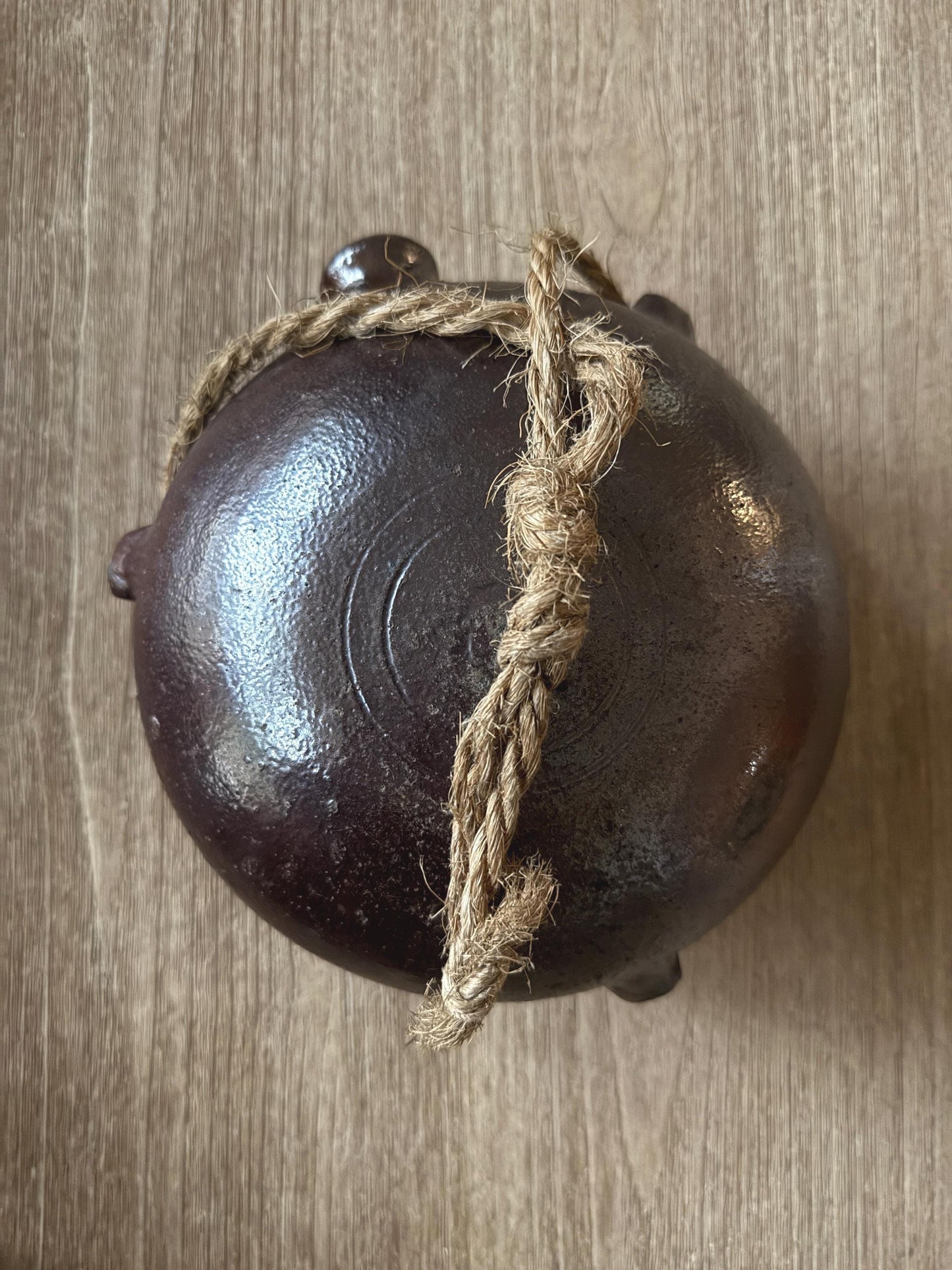 Antique French Terracotta Pitcher Flask