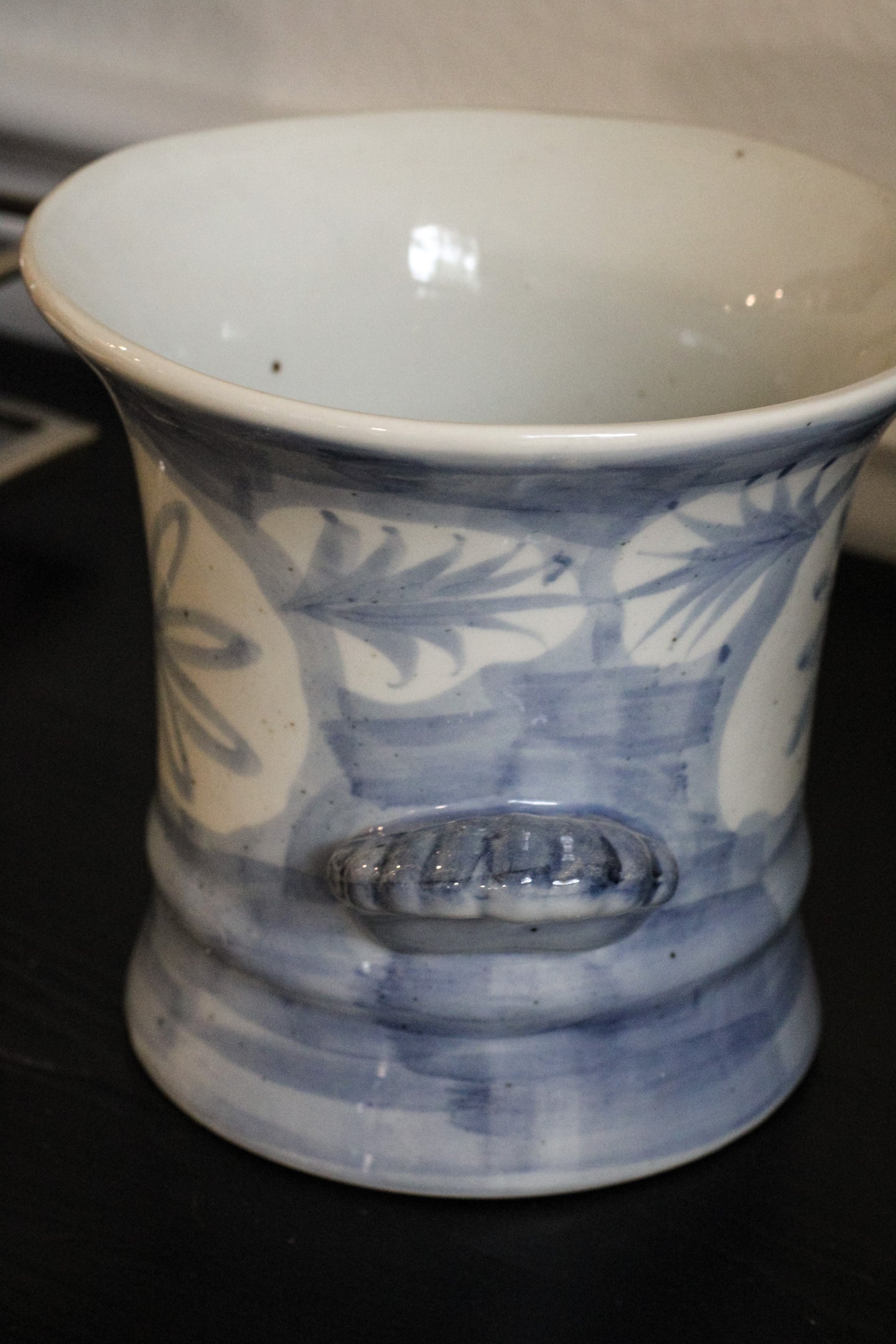 Hand-Painted Porcelain Pot