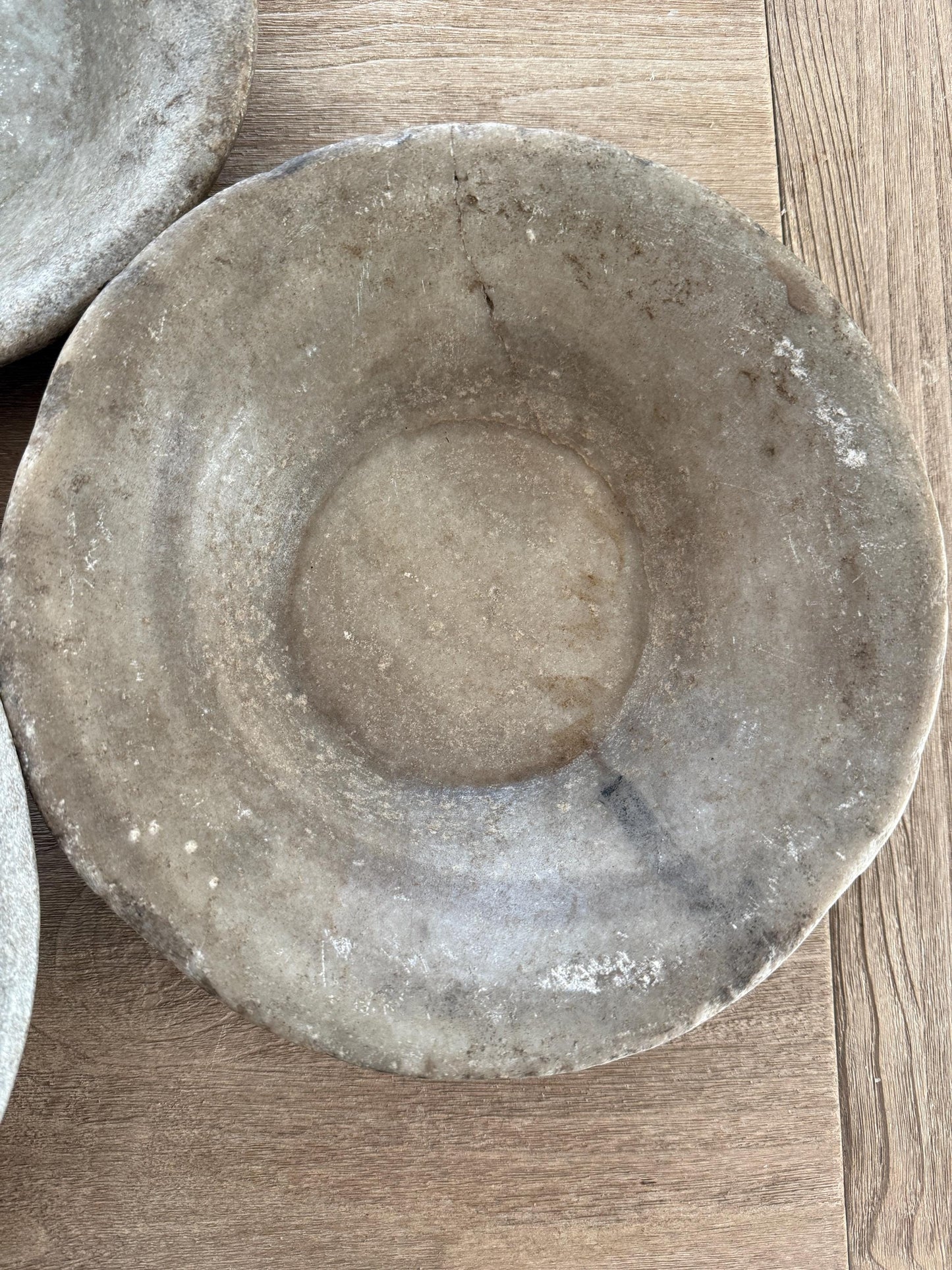 Large Vintage Raw Stone Bowl