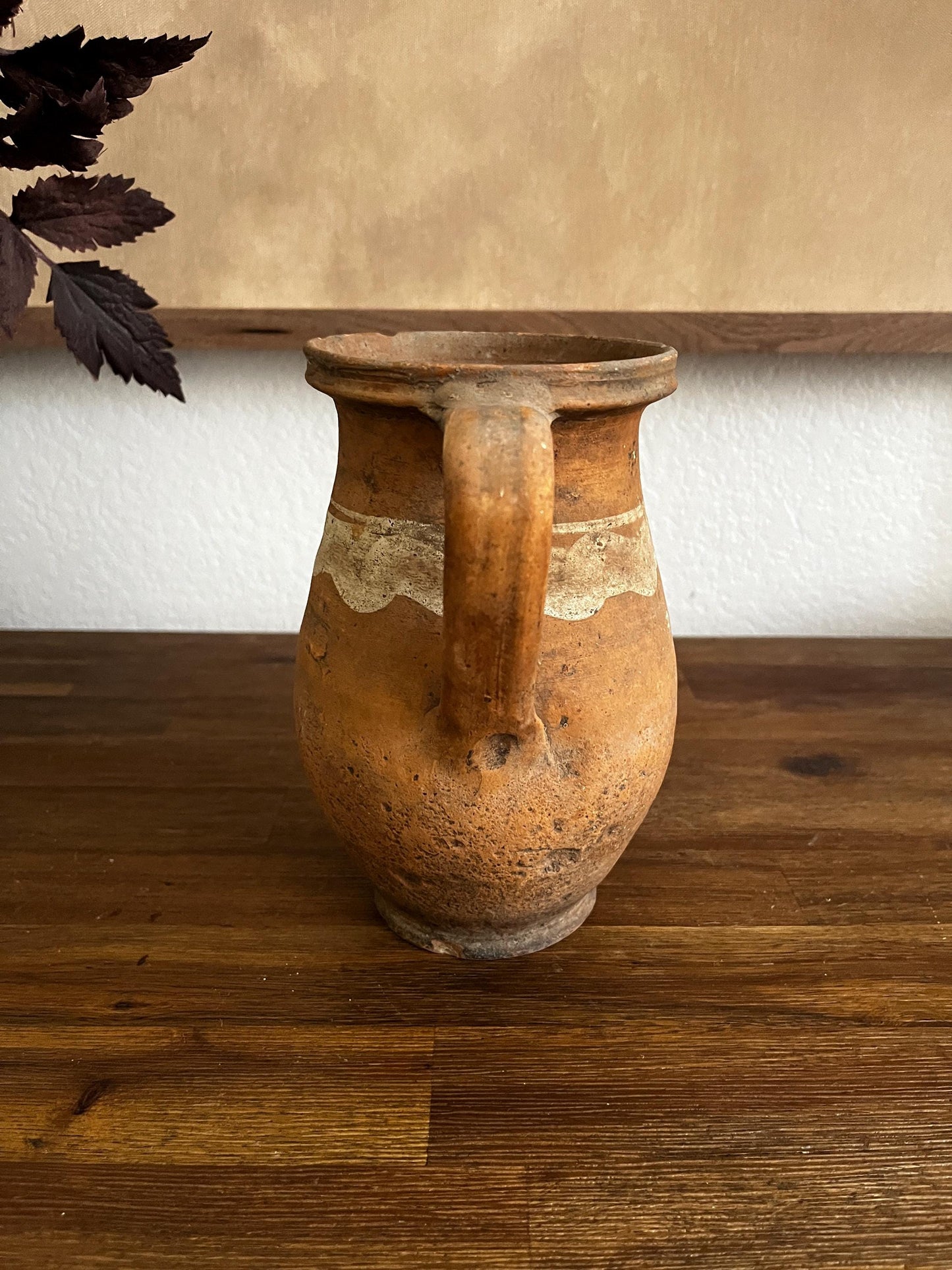 Small Vintage Turkish Olive Jar / Vase