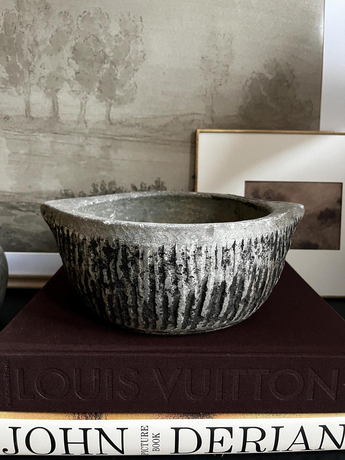 Vintage Stone Kundi Bowl Large