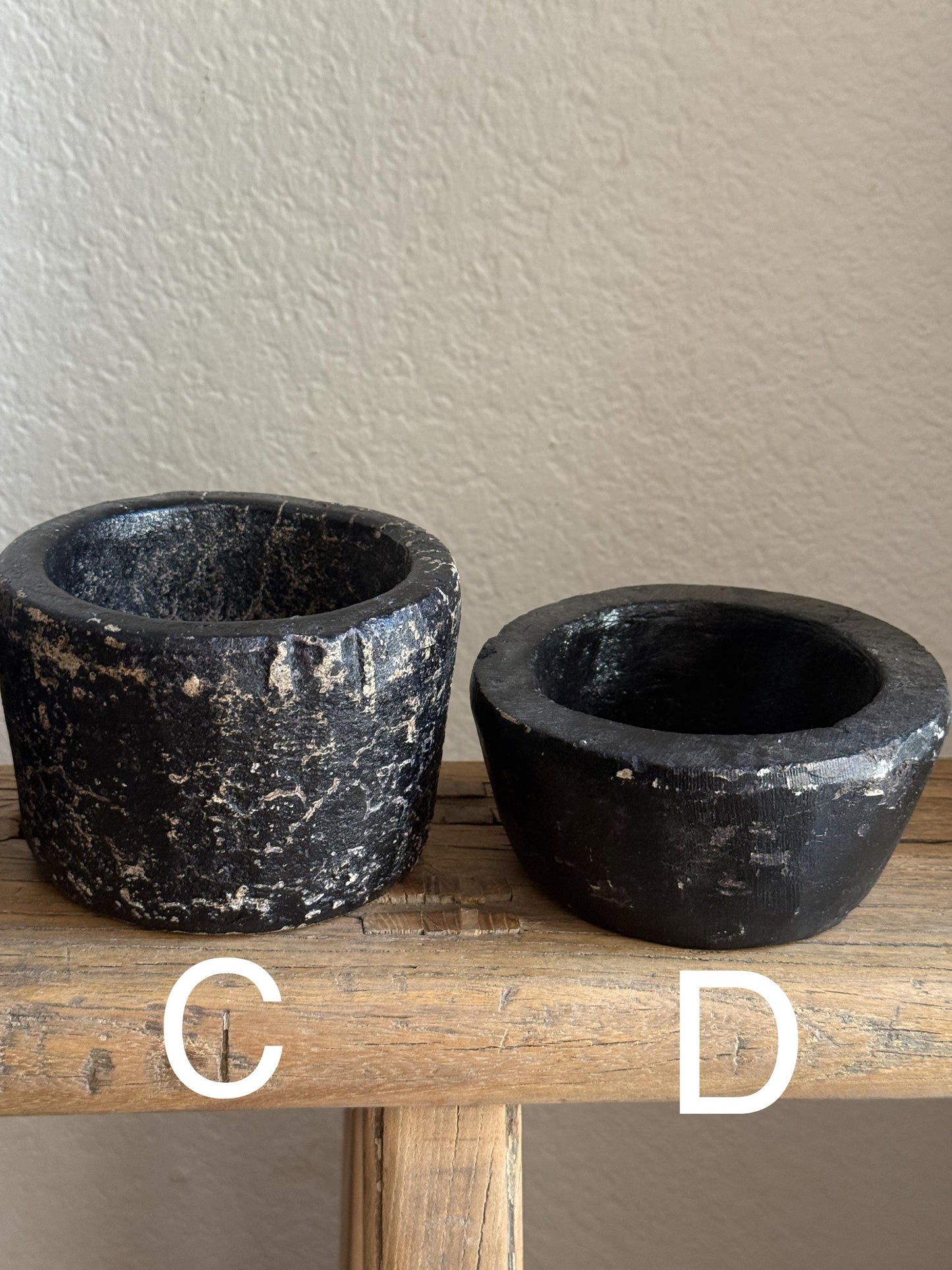 Vintage Stone Bowl / Stone Pickle Pot