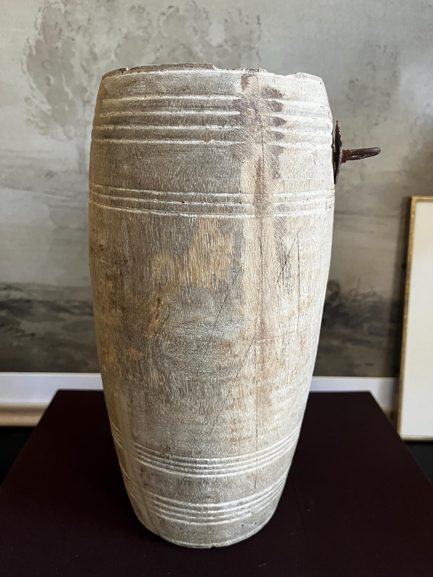 Antique Wooden Vase