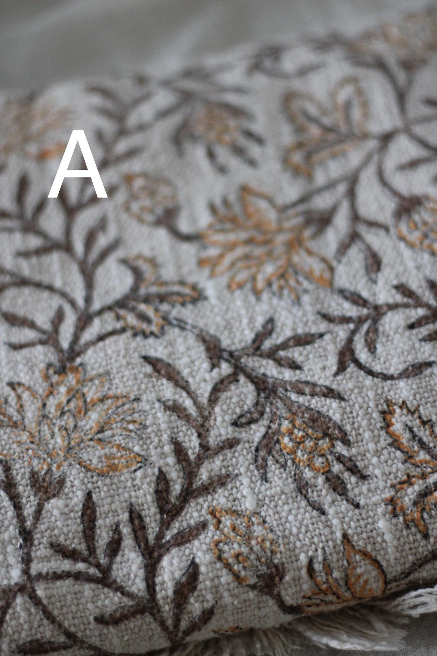 Handmade Throw Blanket Handblock Floral Print