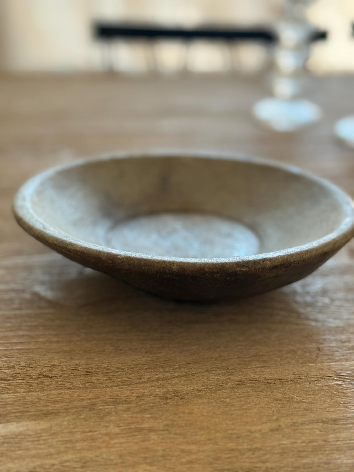 Vintage Raw Stone Bowl