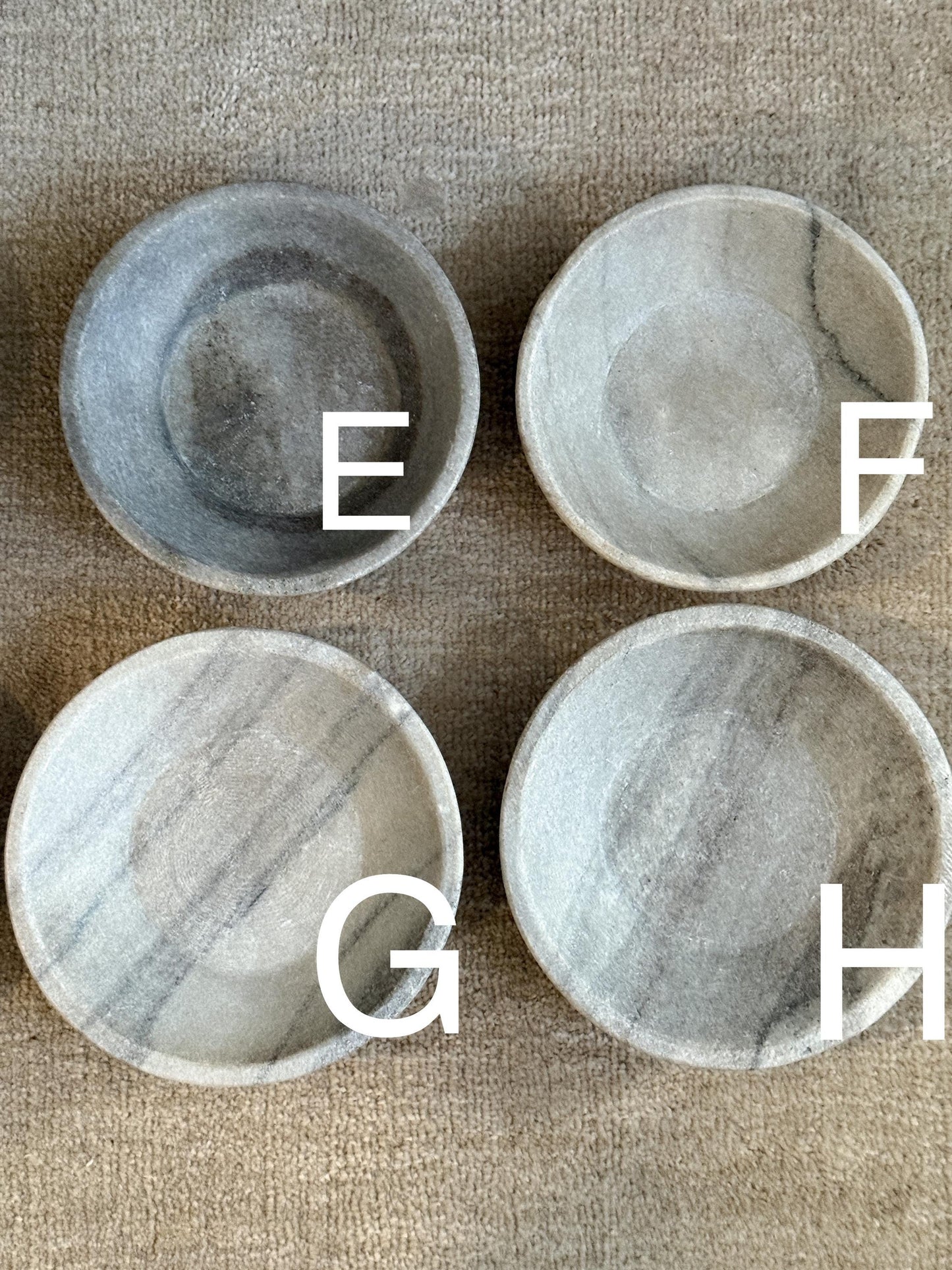 Small Vintage Marble Stone Bowl