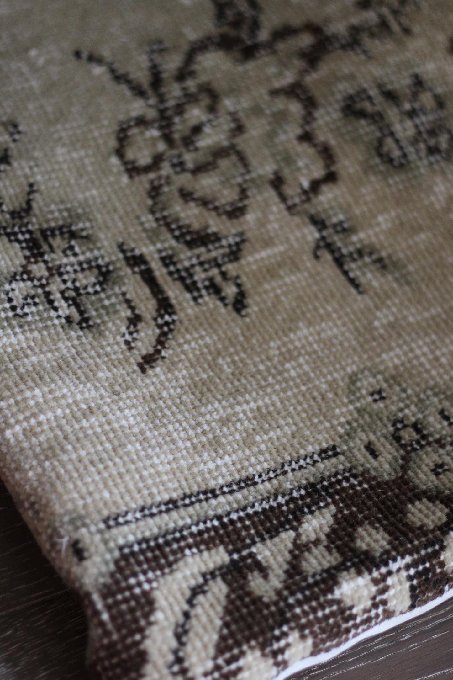 Turkish Rug Pillow Cover 23x15 Kilim