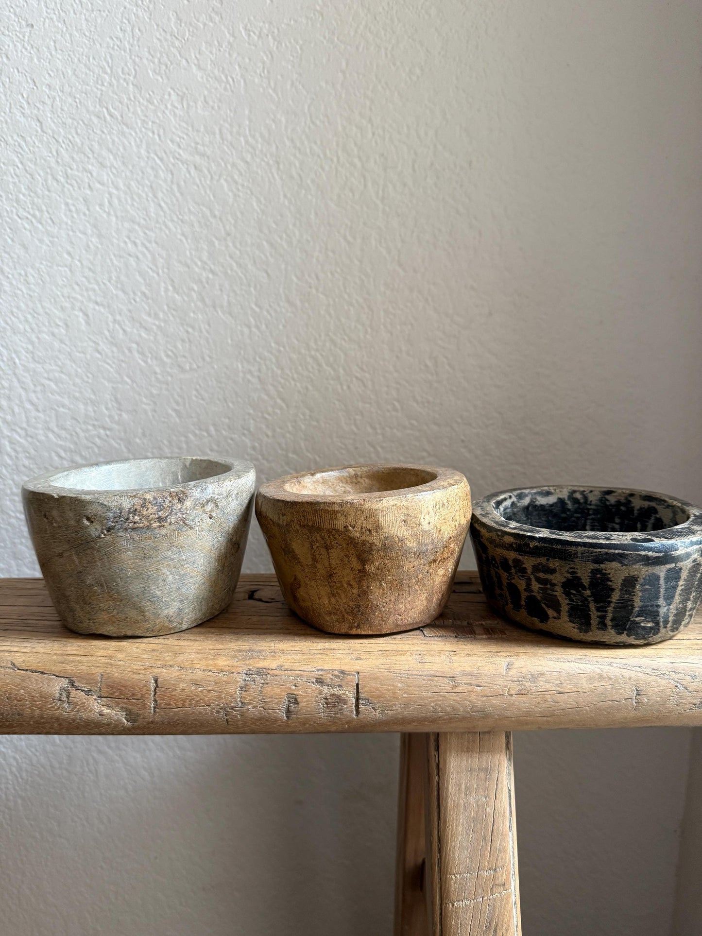 Vintage Stone Bowl / Stone Pickle Pot