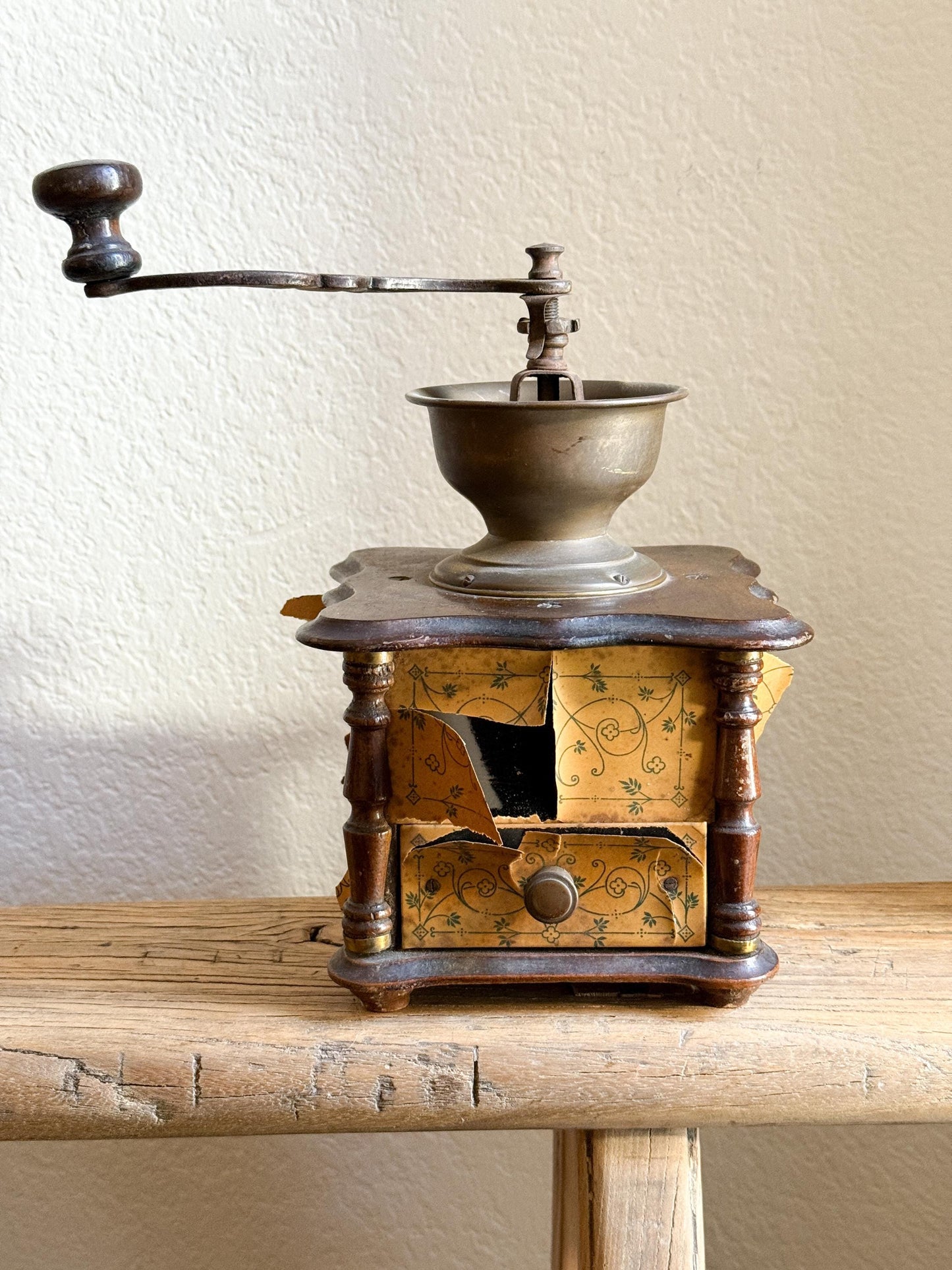Antique Coffee Grinder from Belgium