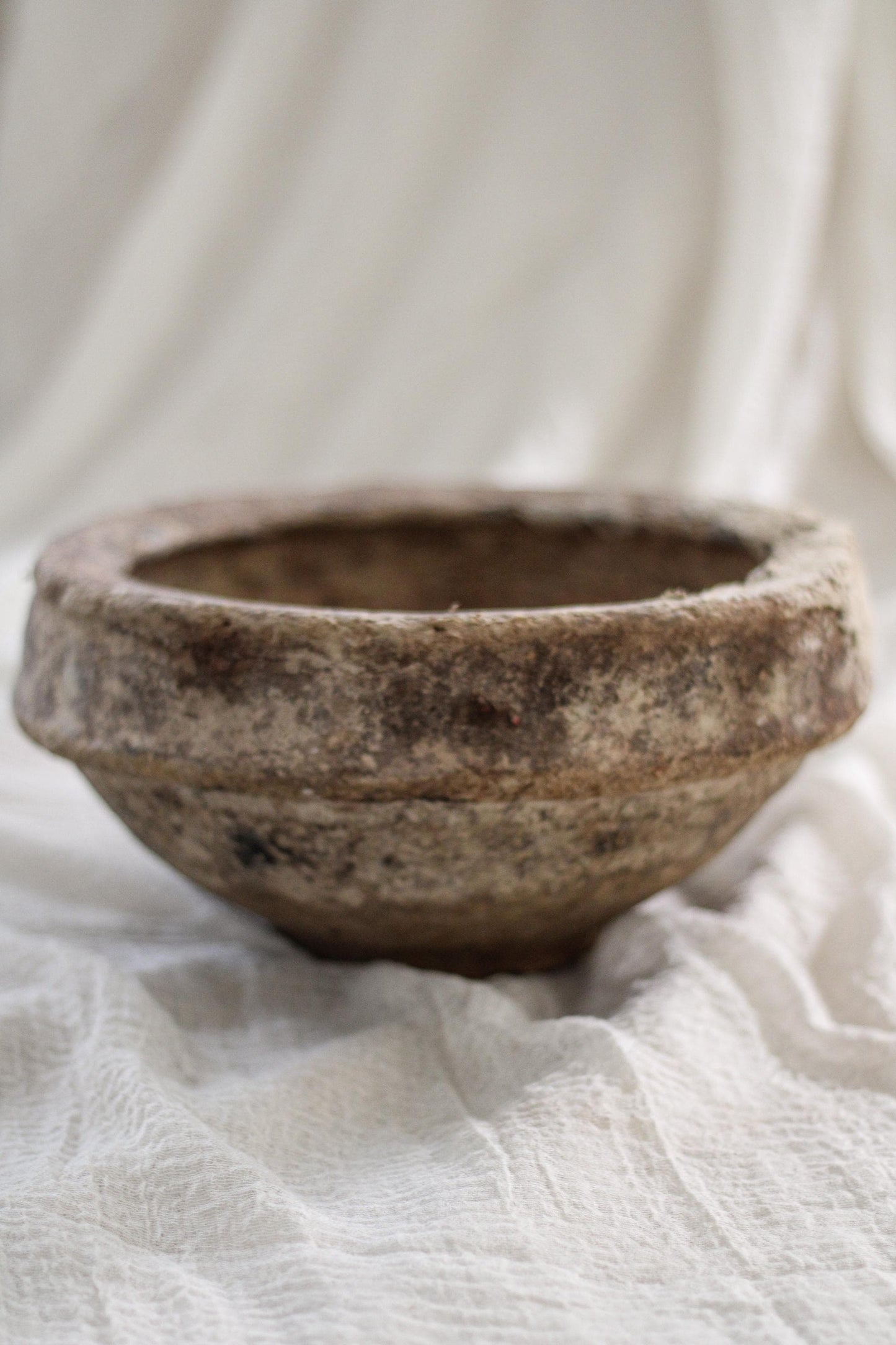 Large Vintage Paper Mache Bowl