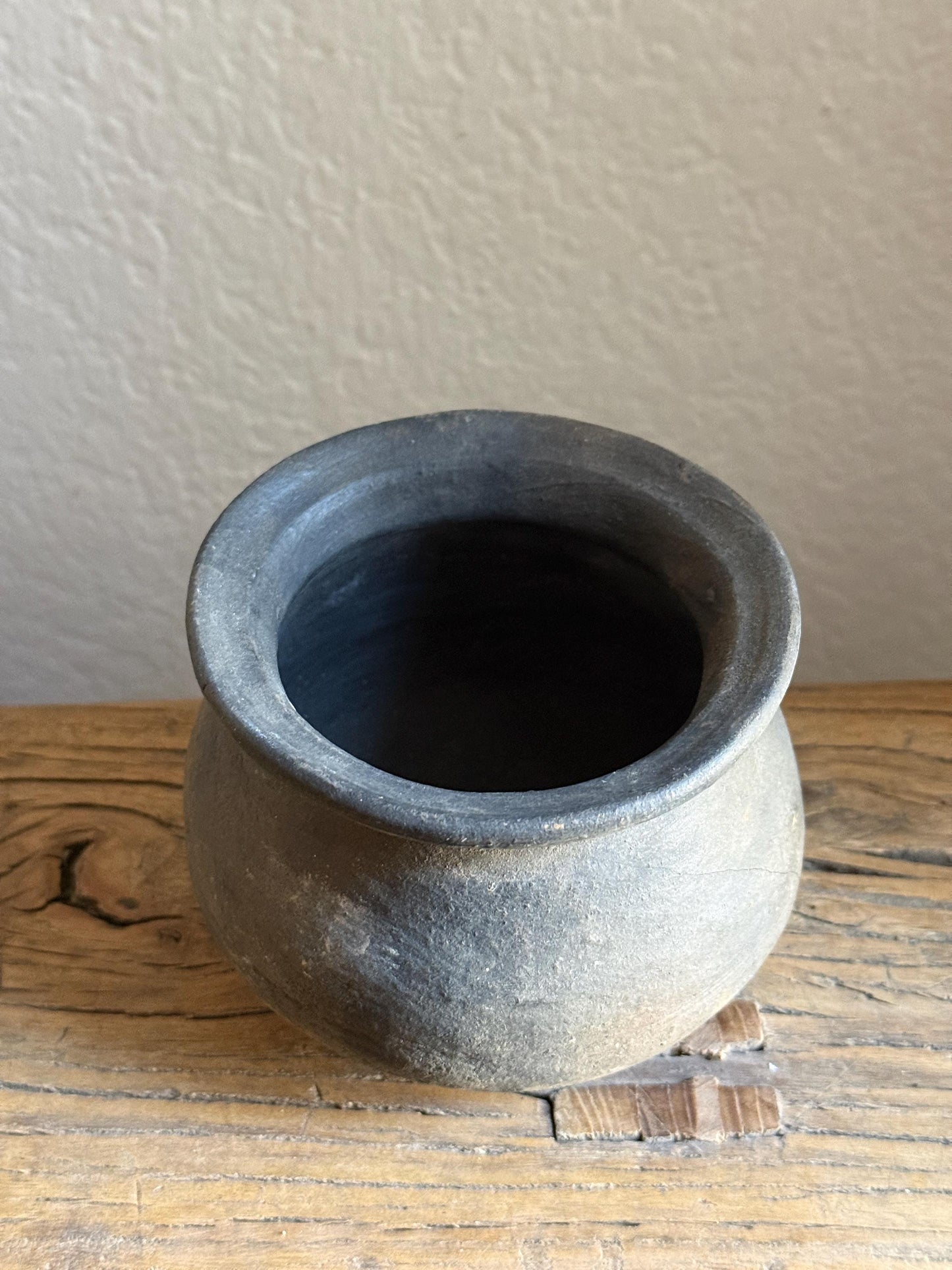 Small Vintage Clay Pot Vessel