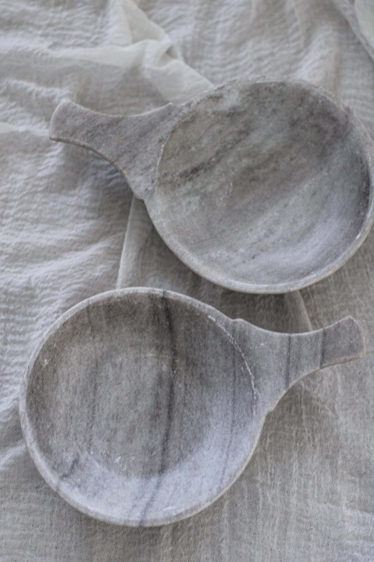 Vintage Marble Bowl With Handle