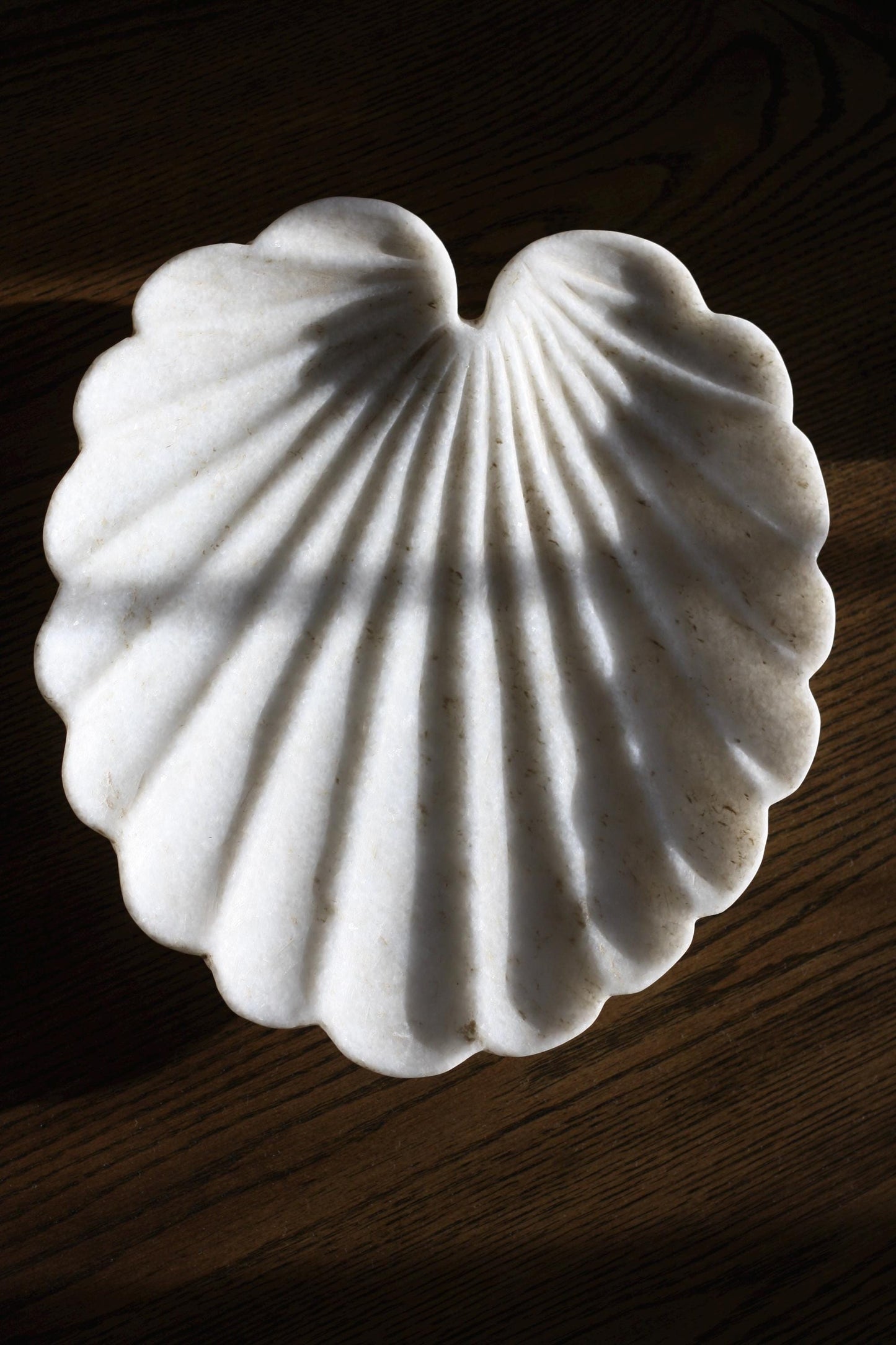 Large Marble Shell Bowl Platter